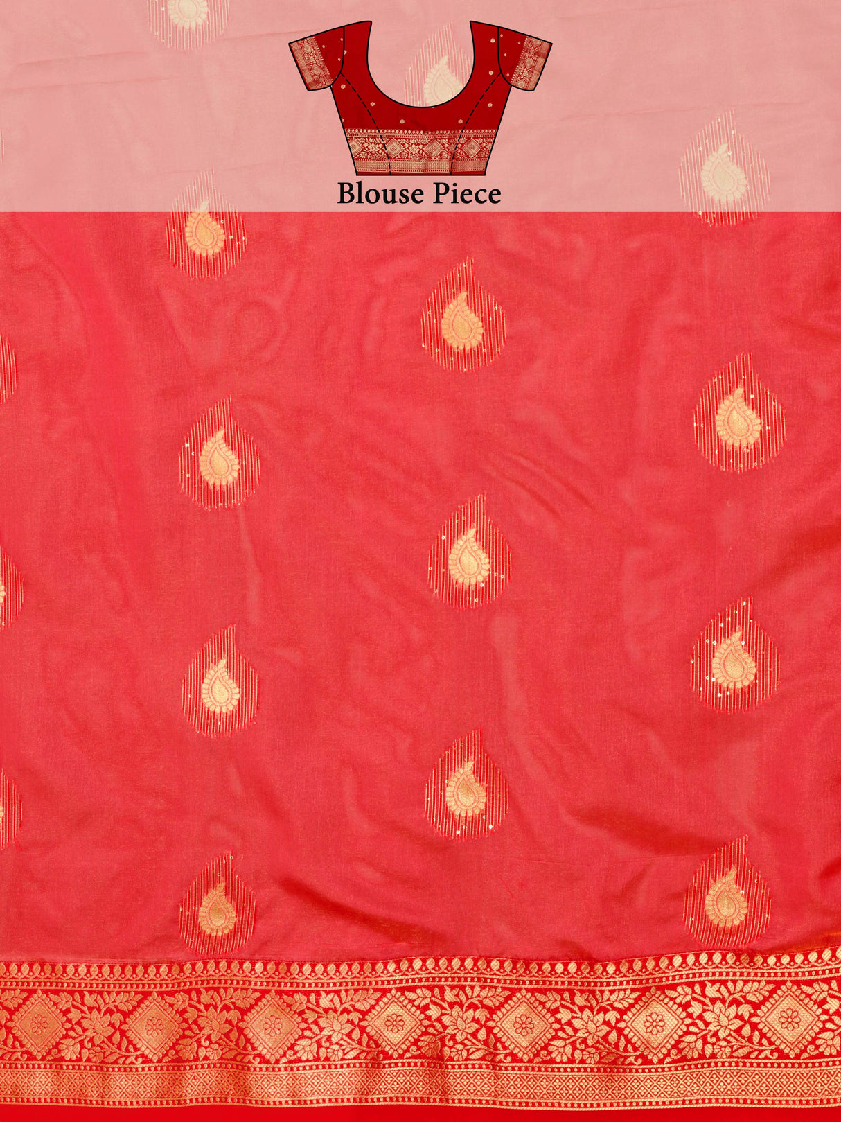 Mimosa Women's Woven Design Kanjivaram Art Silk Saree With Blouse Piece : SA0000944ST