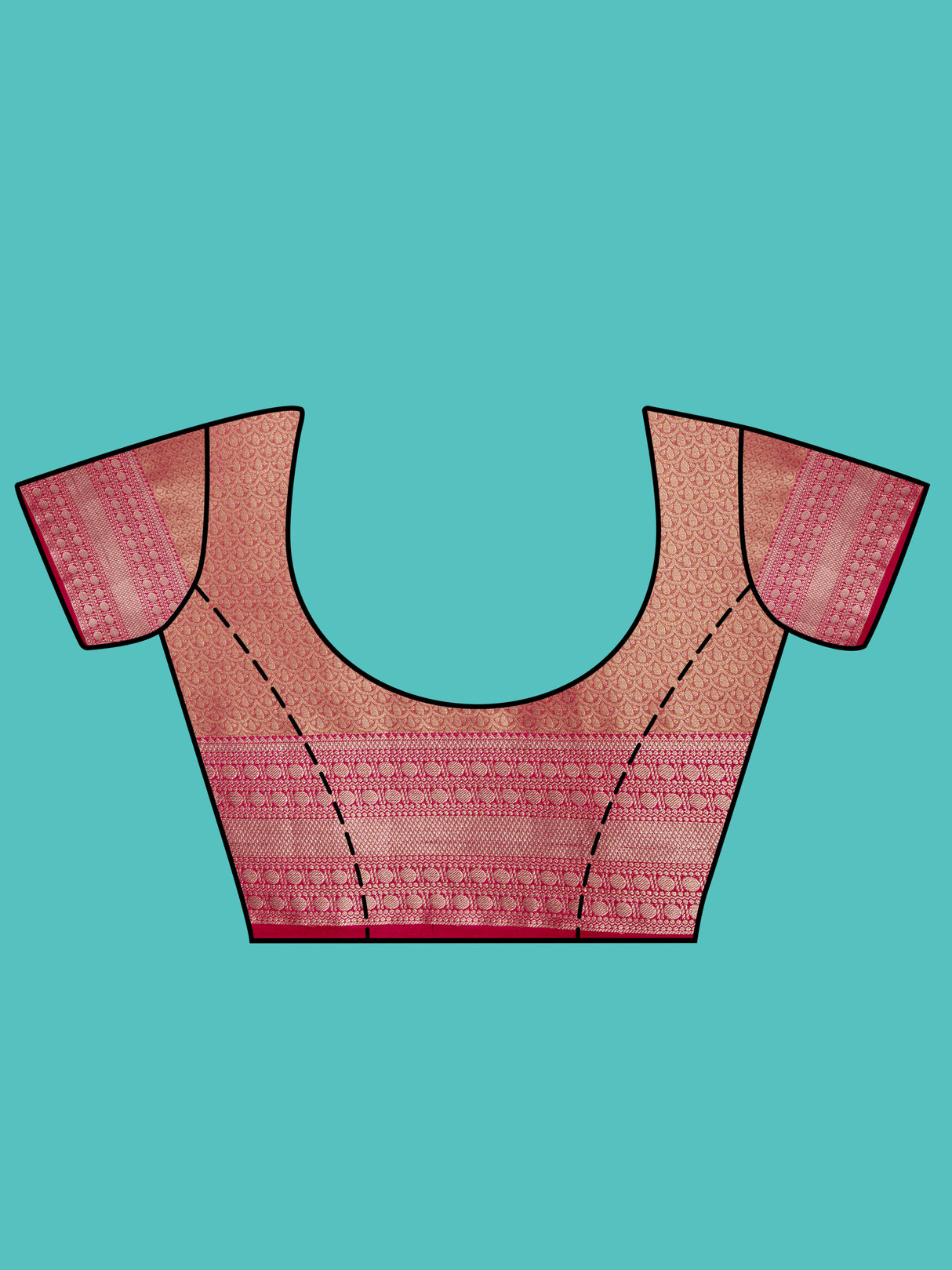 Mimosa Women's Woven Design Kanjivaram Style Art Silk Saree With Blouse Piece : SA0000376ORFREE