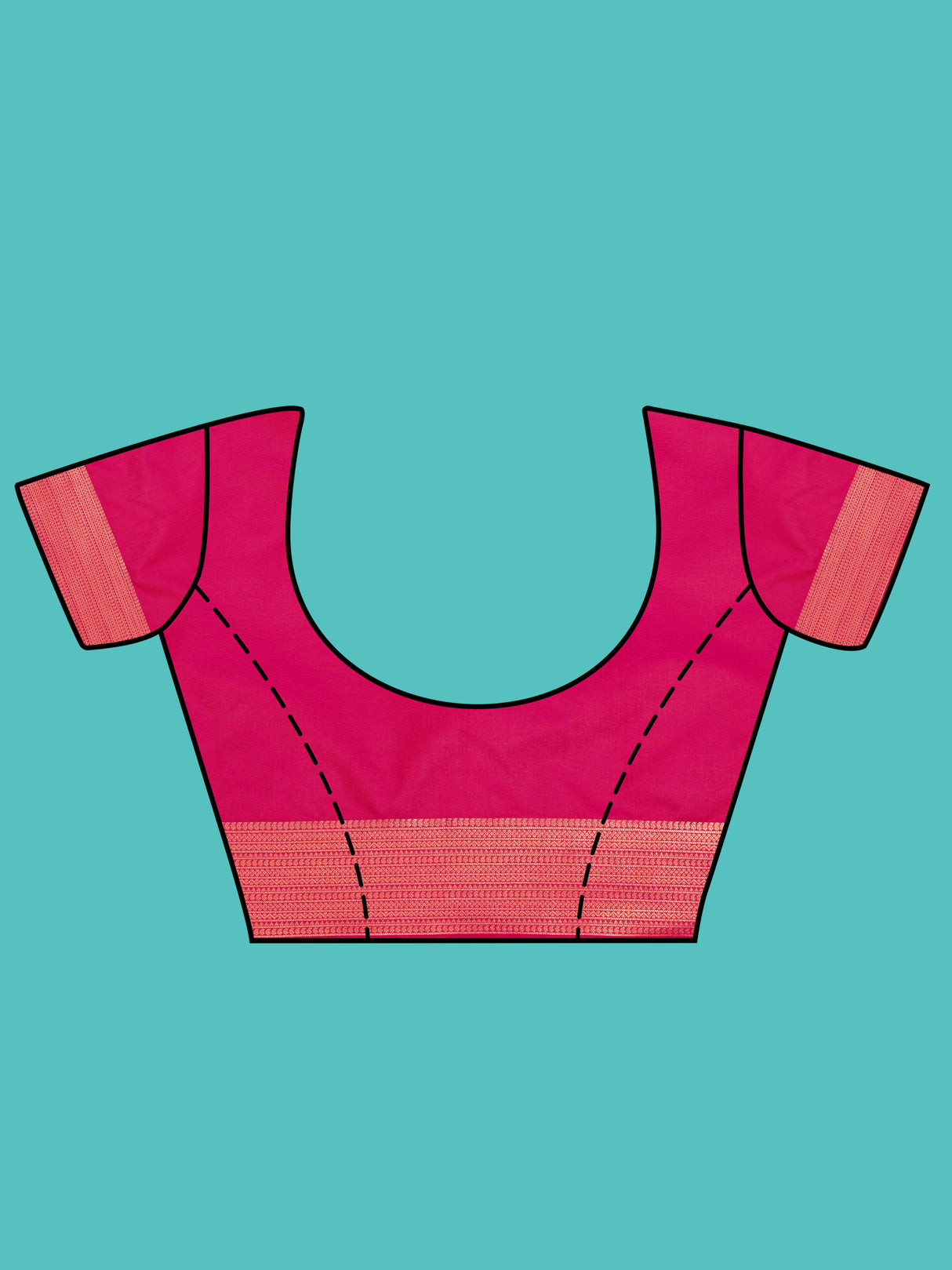 Mimosa Women's Woven Design Kanjivaram Style Art Silk Saree With Blouse Piece : SA00001382RNFREE