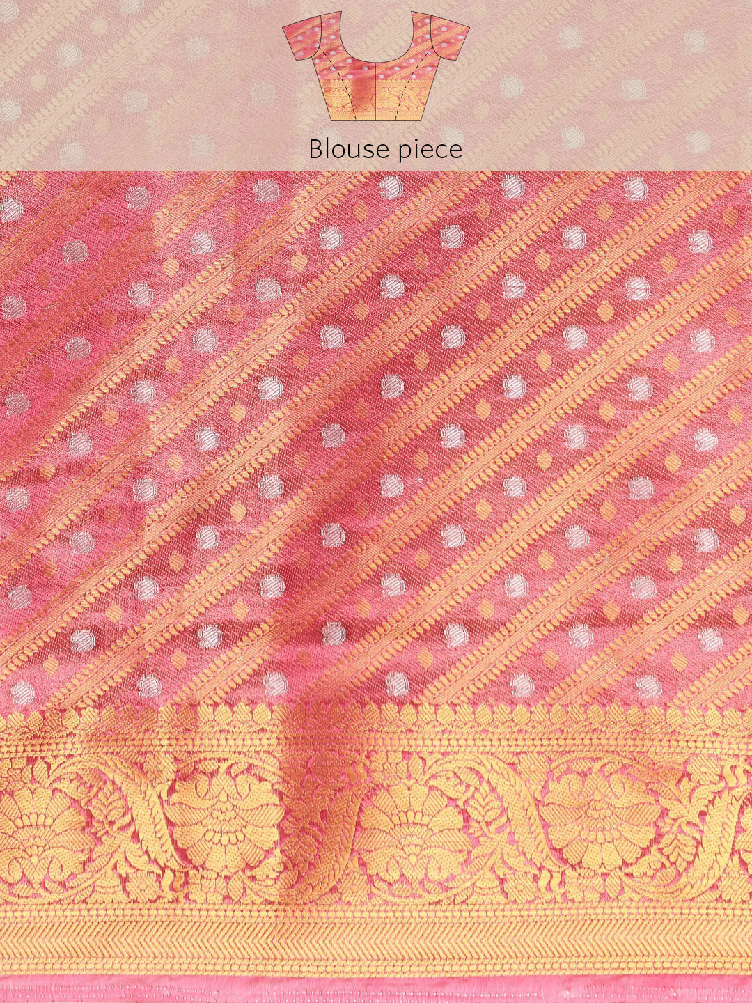 Mimosa Womens Art Silk Saree Kanjivaram Green Color