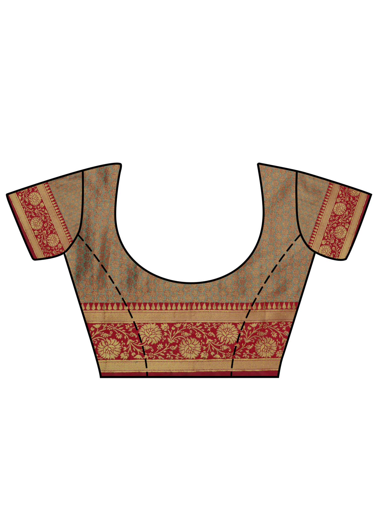 Mimosa Women's Woven Design Kanjivaram Art Silk Saree With Blouse Piece : SA0000943SF