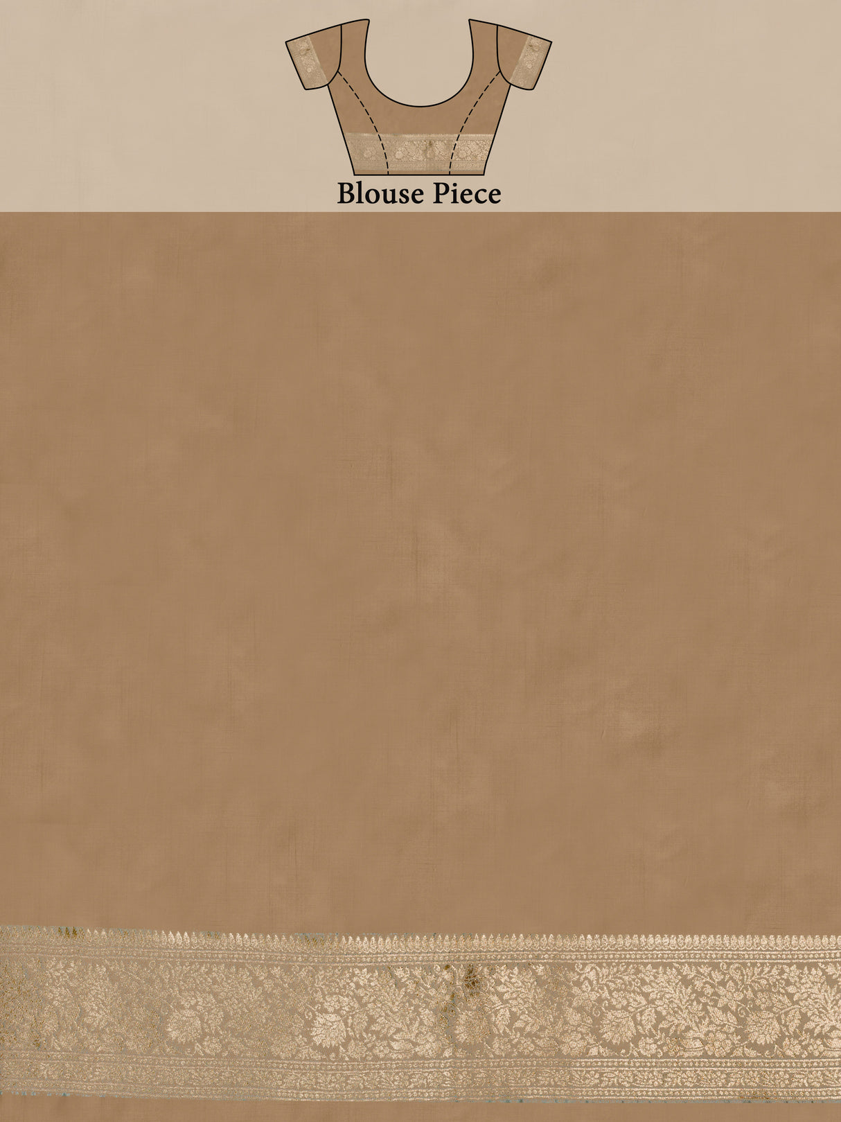 Mimosa Women's Woven Design Kanjivaram Linen Saree With Blouse Piece : SA00001234MRFREE