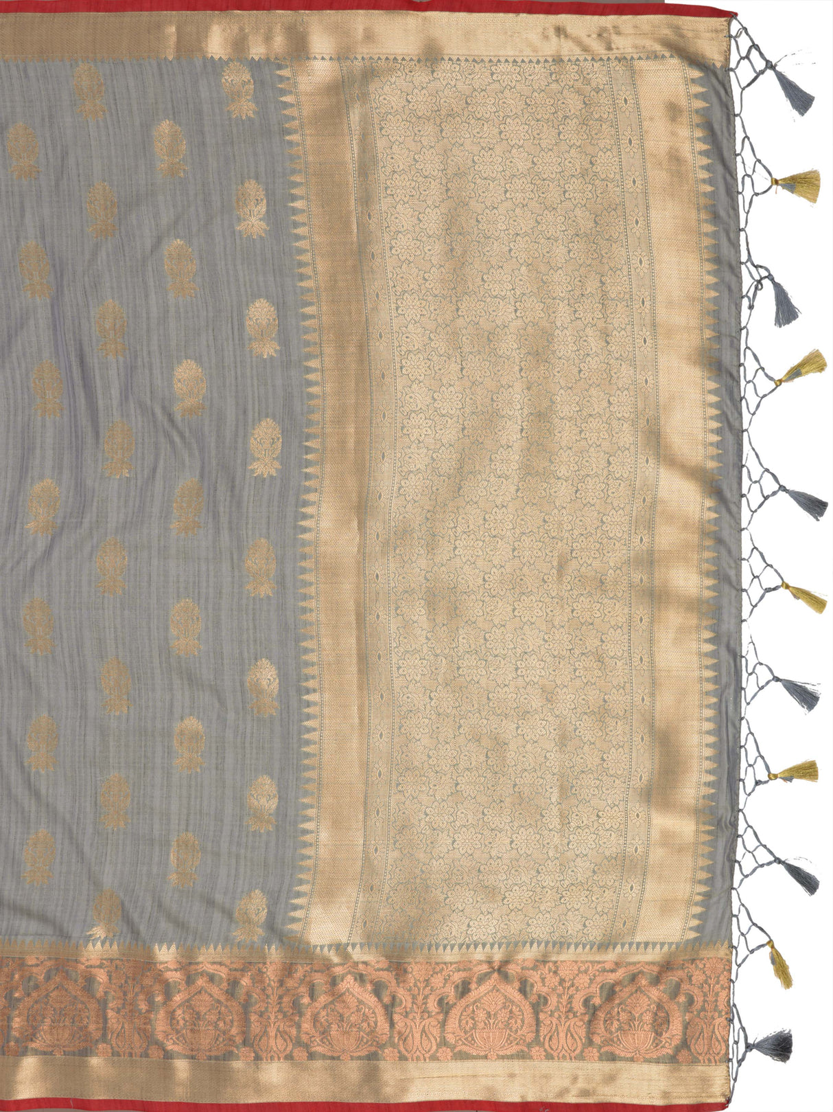 Mimosa Women's Woven Design Chhattisgarh Art Silk Saree With Blouse Piece : SA0000862GY