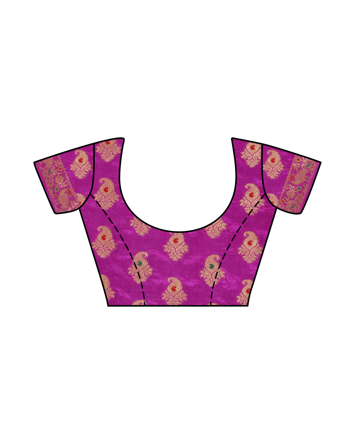 Mimosa Womens Art Silk Saree Kanjivaram Gold Color