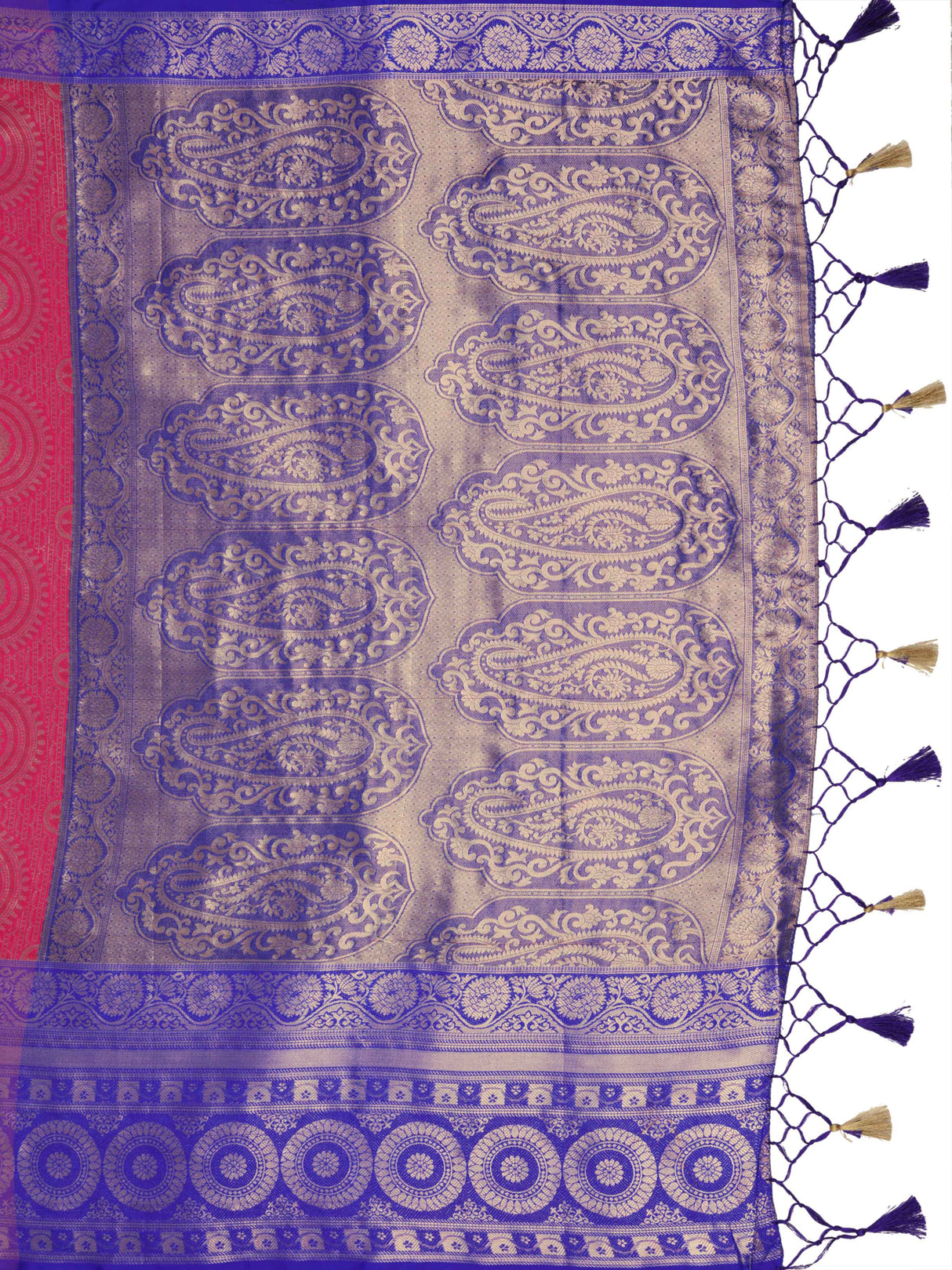 Mimosa Women's Woven Design Kanjivaram Art Silk Saree With Blouse Piece : SA0000912RN