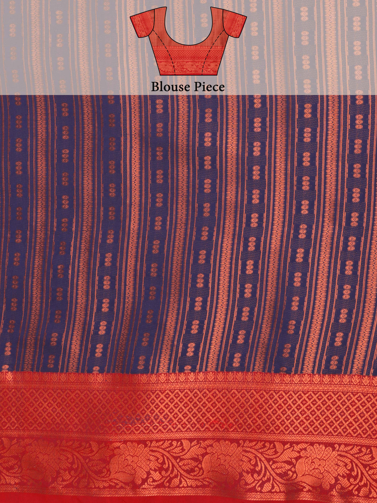 Mimosa Women's Woven Design Kanjivaram Art Silk Saree With Blouse Piece : SA0000914NV