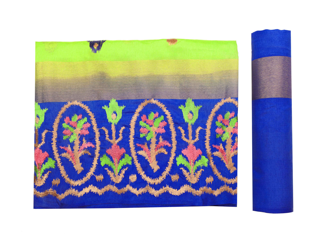 Mimosa Womens Art Silk Saree Kanjivaram style Liril Color