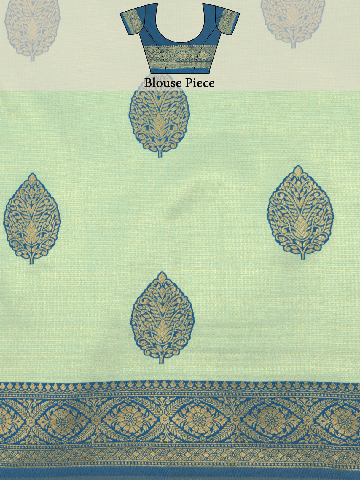 Mimosa Women's Woven Design Kanjivaram Art Silk Saree With Blouse Piece : SA0000900RM