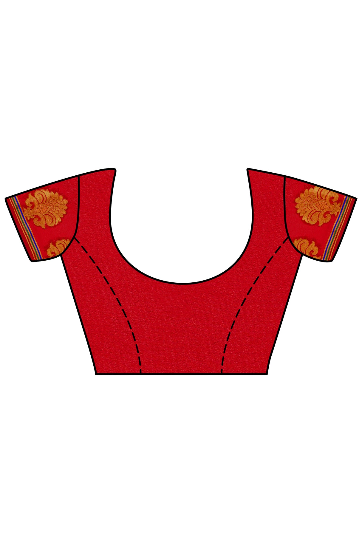 Mimosa Womens Crepe Saree Mysore Silk style Black Color