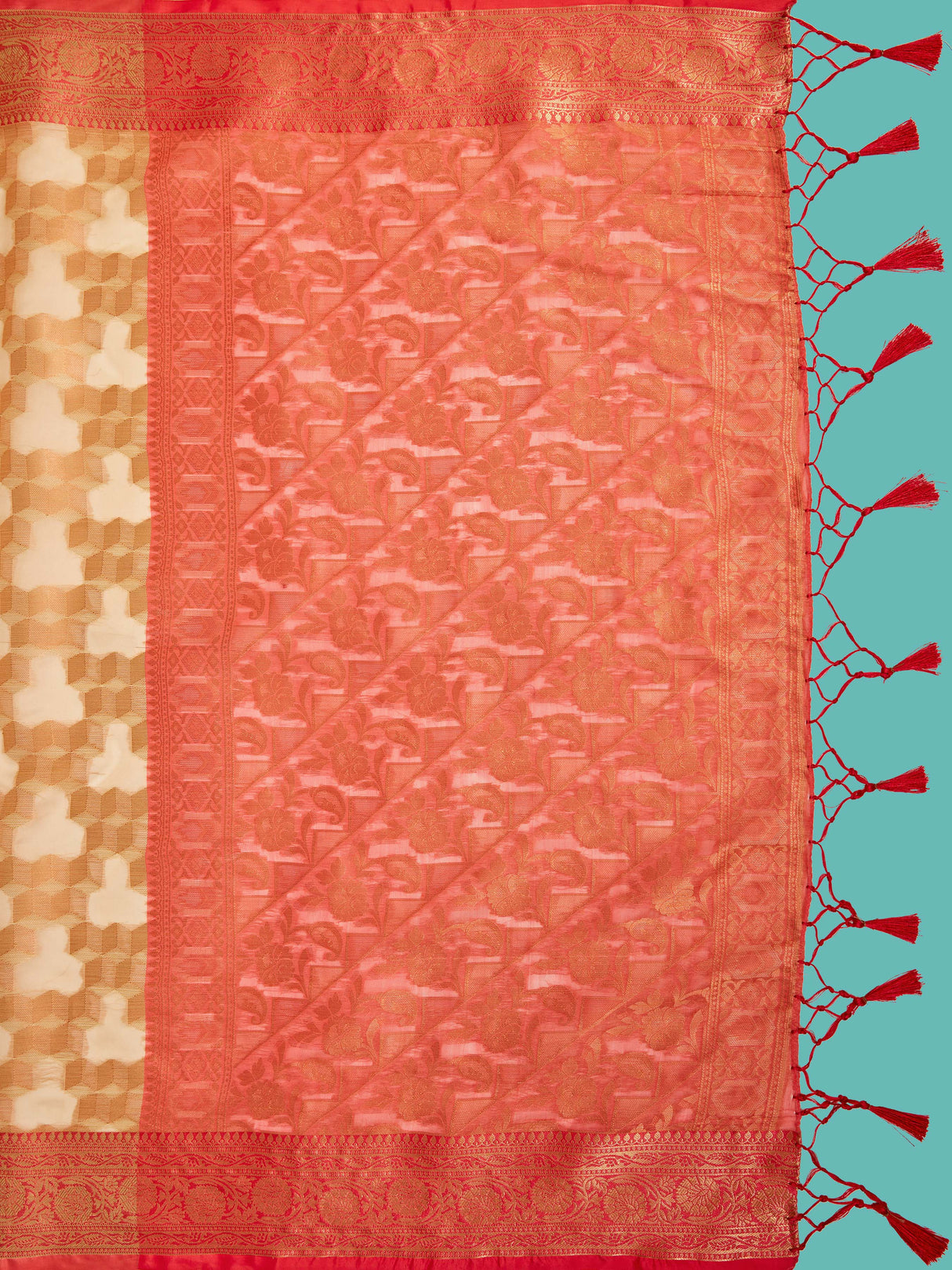 Mimosa Women's Woven Design Kanjivaram Art Silk Saree With Blouse Piece : SA00001228TSFREE