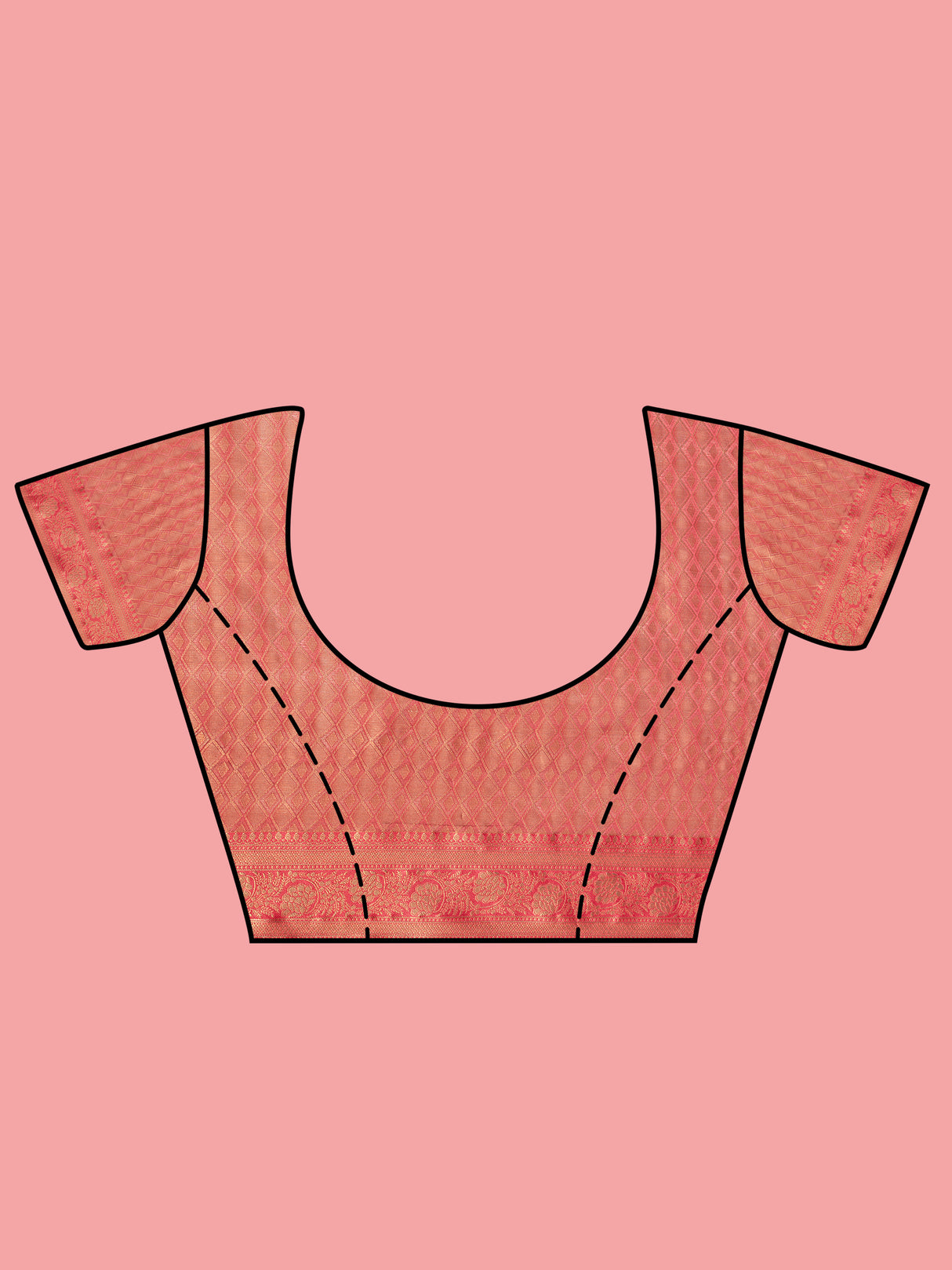 Mimosa Women's Woven Design Kanjivaram Art Silk Saree With Blouse Piece : SA00001230SFFREE