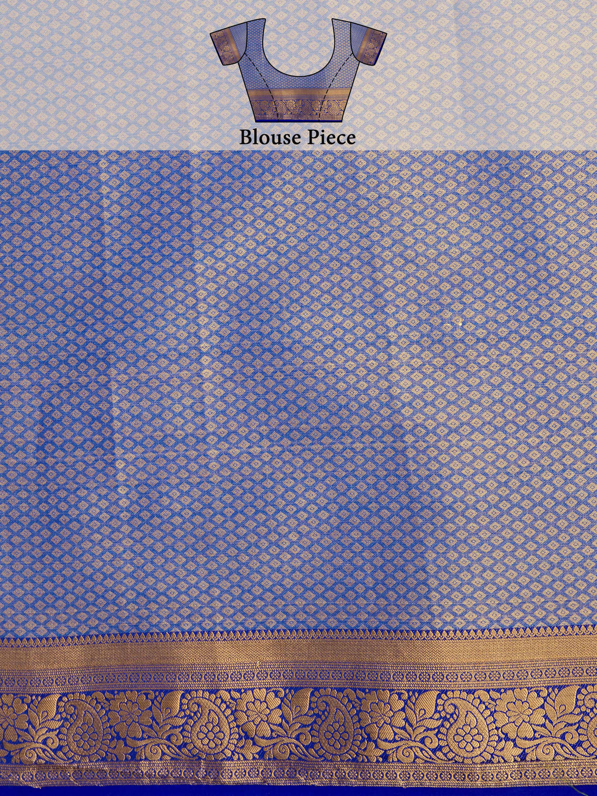 Mimosa Women's Woven Design Kanjivaram Style Art Silk Saree With Blouse Piece : SA0000375ANFREE