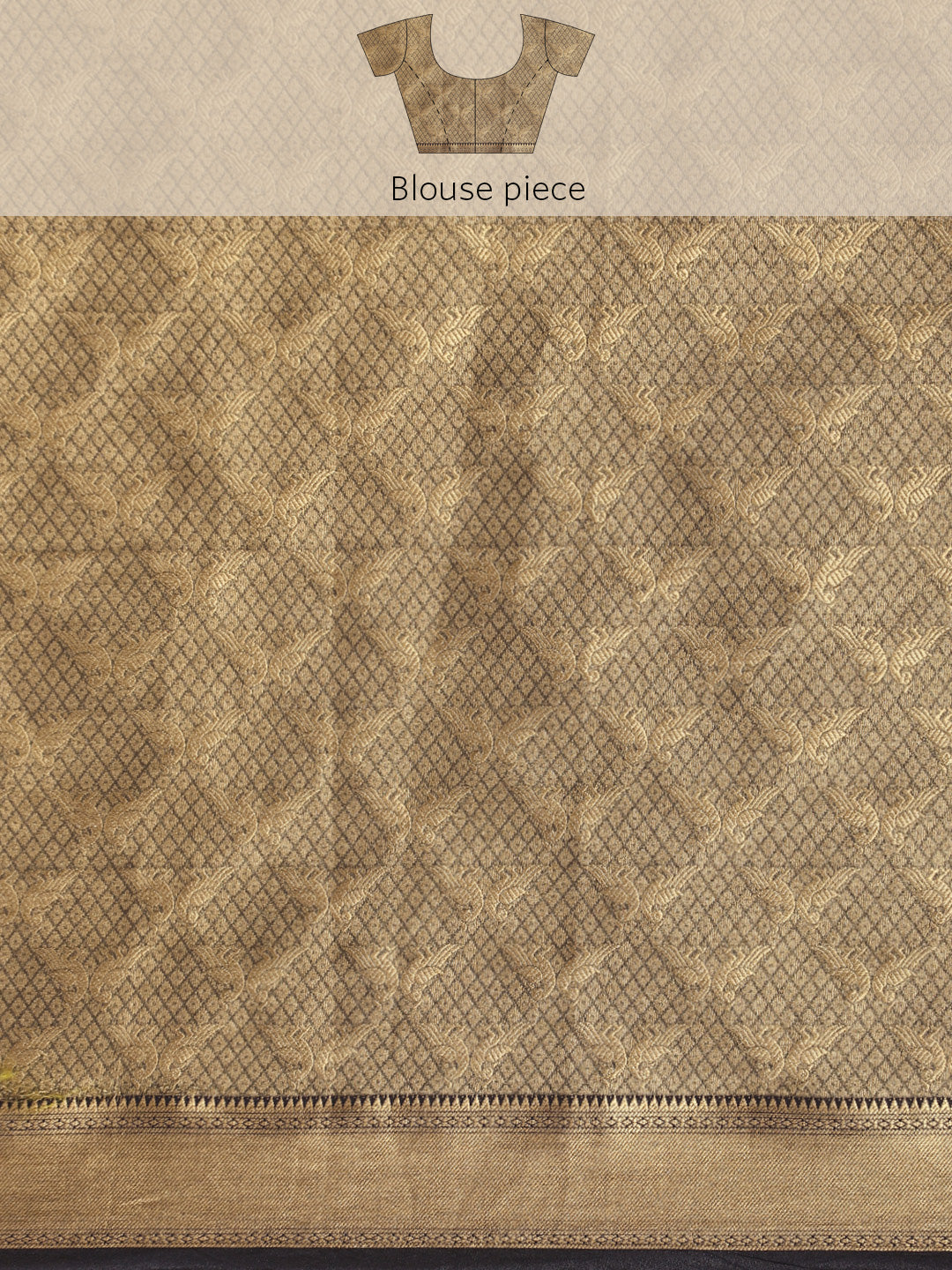 Mimosa Womens Art Silk Saree Kanjivaram Navy Blue Color