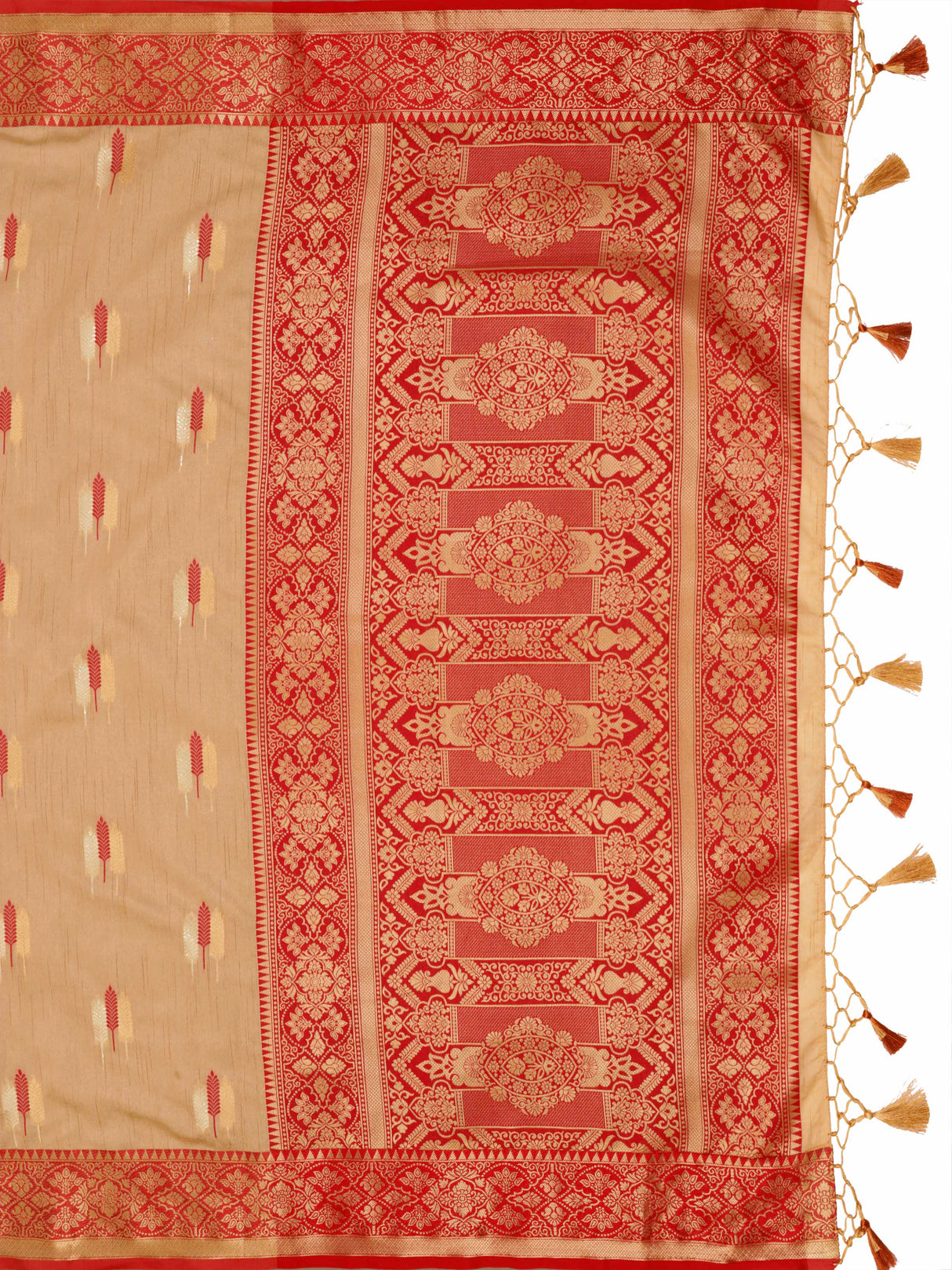 Mimosa Women's Woven Design Bishnupur Art Silk Saree With Blouse Piece : SA0000867CK