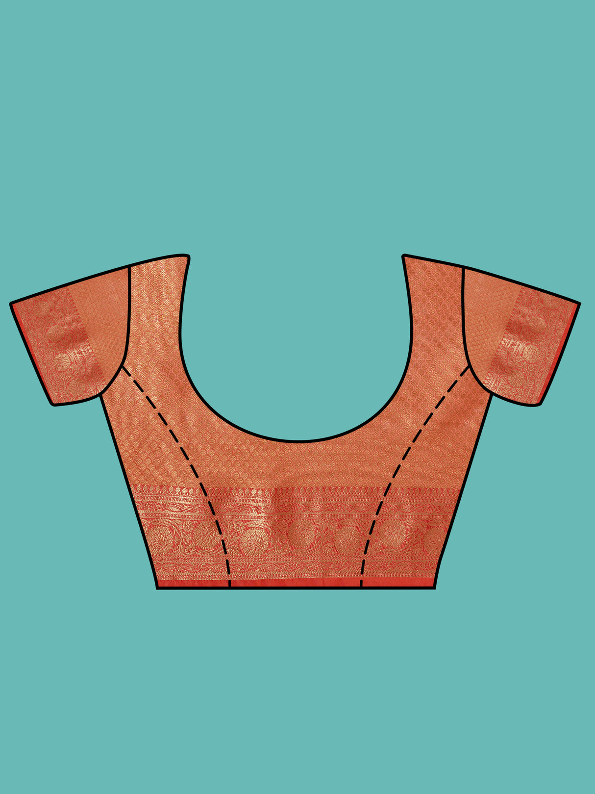 Mimosa Women's Woven Design Kanjivaram Art Silk Saree With Blouse Piece : SA00001228TSFREE