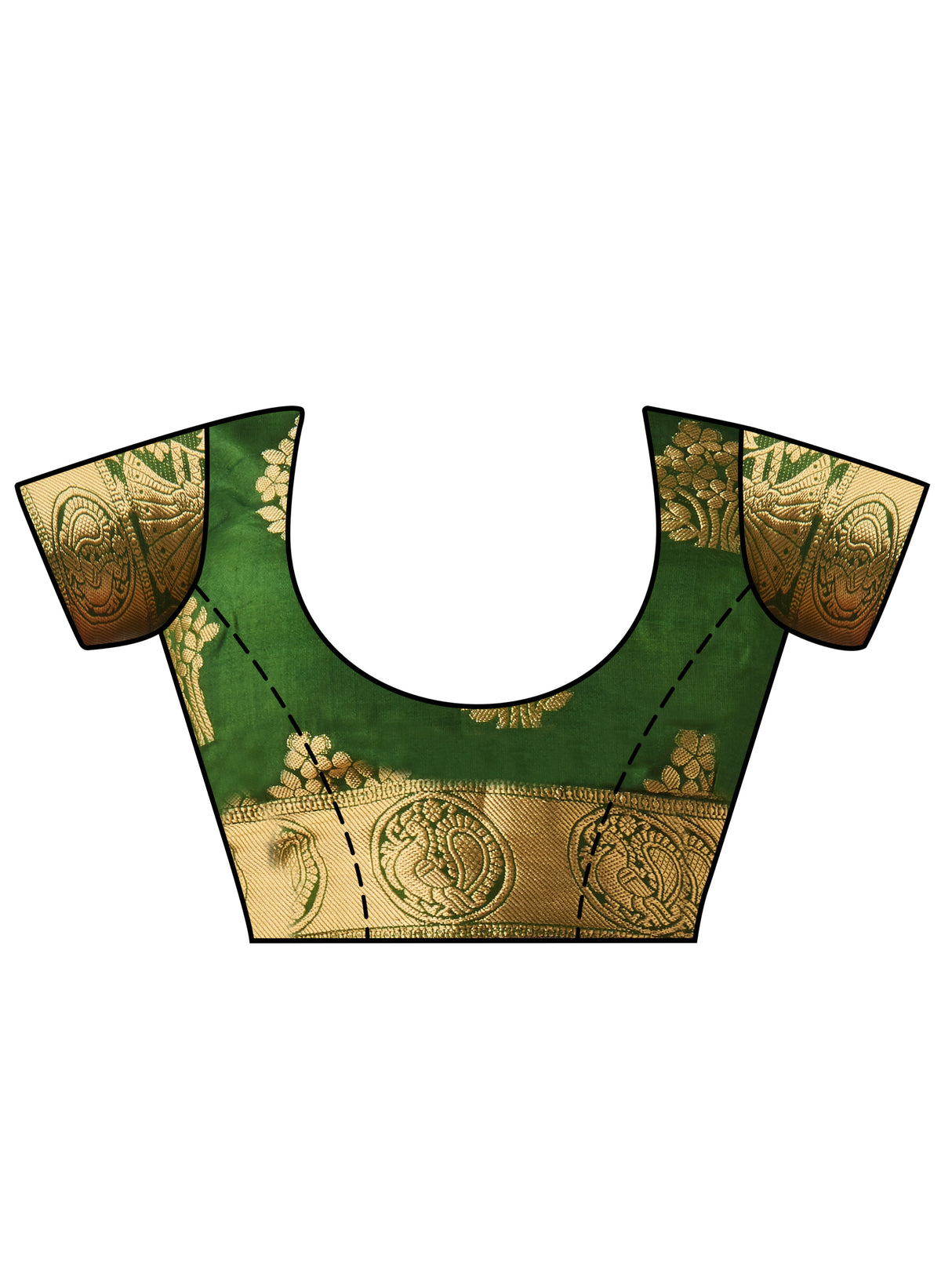 Mimosa Womens Art Silk Saree Kanjivaram Peach Color