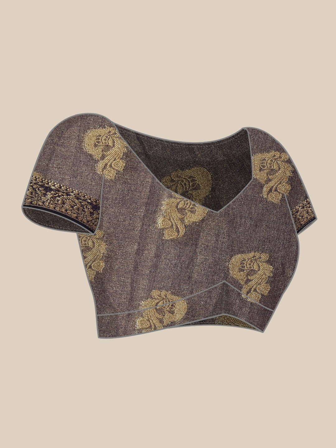 Mimosa Womens Art Silk Saree Kanjivaram Rani Color