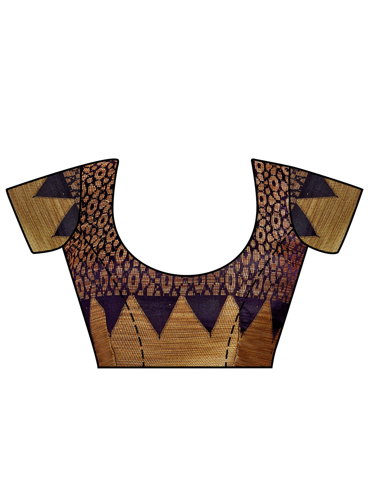 Mimosa Womens Art Silk Saree Kanjivaram Black Color