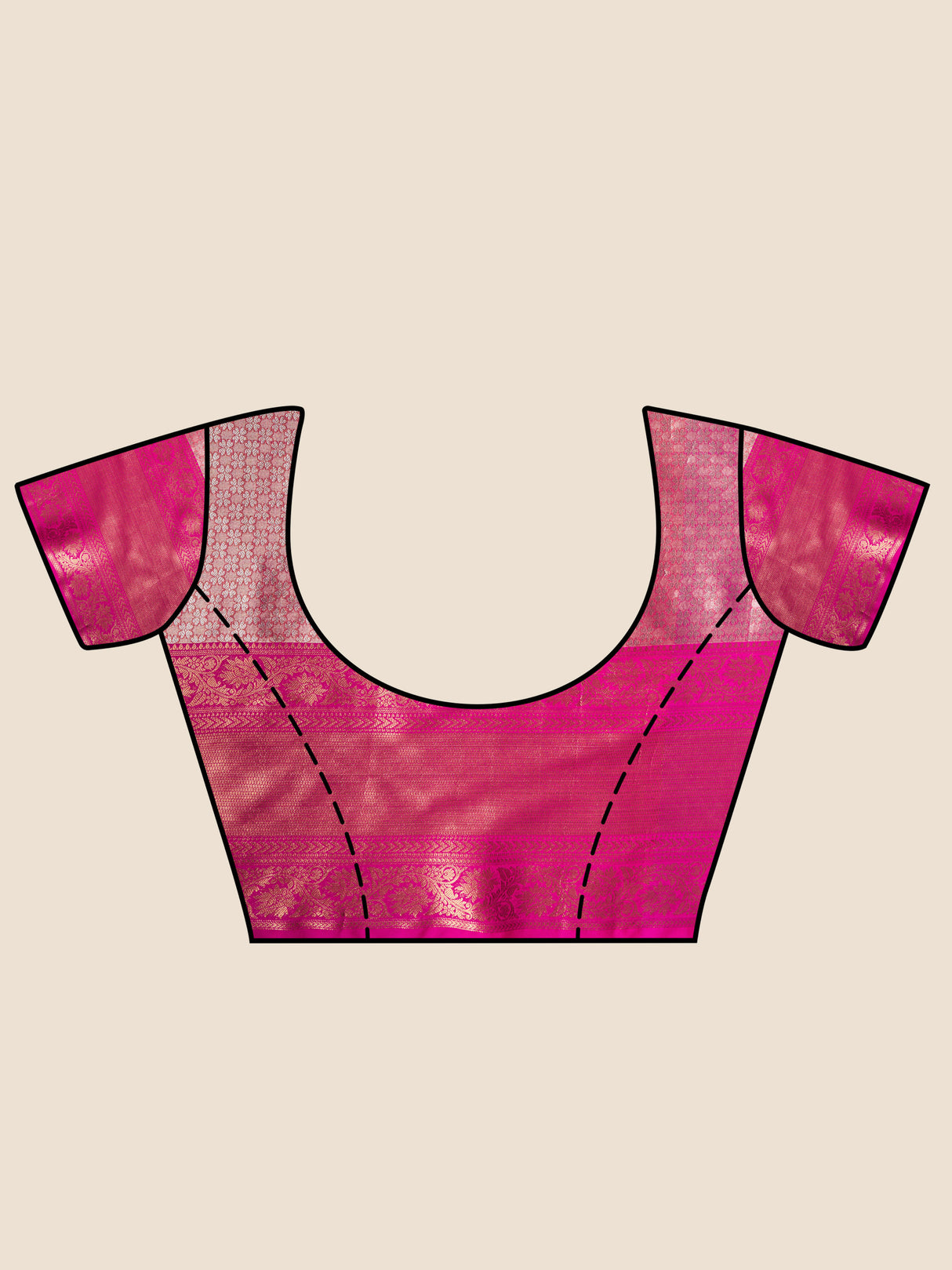 Mimosa Womens Art Silk Saree Kanjivaram Ananda Color