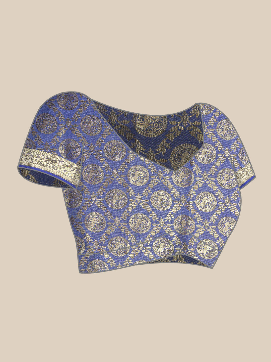 Mimosa Womens Art Silk Saree Kanjivaram Orange Color