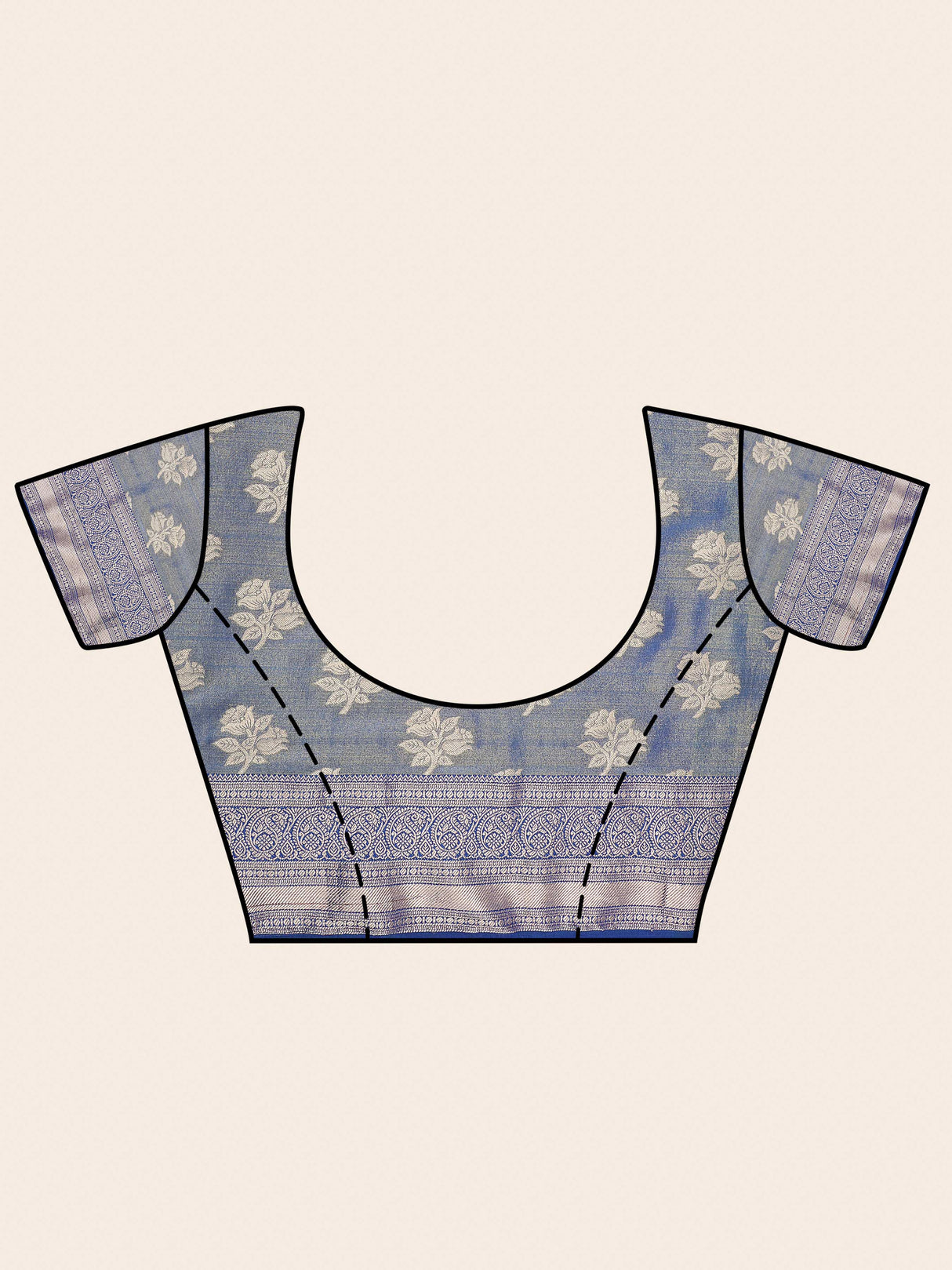 Mimosa Womens Art Silk Saree Kanjivaram Rama Color