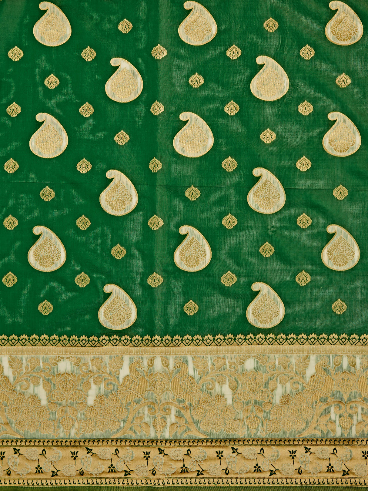 Mimosa Women's Woven Design Kanjivaram Art Silk Saree With Blouse Piece : SA00001246BGFREE