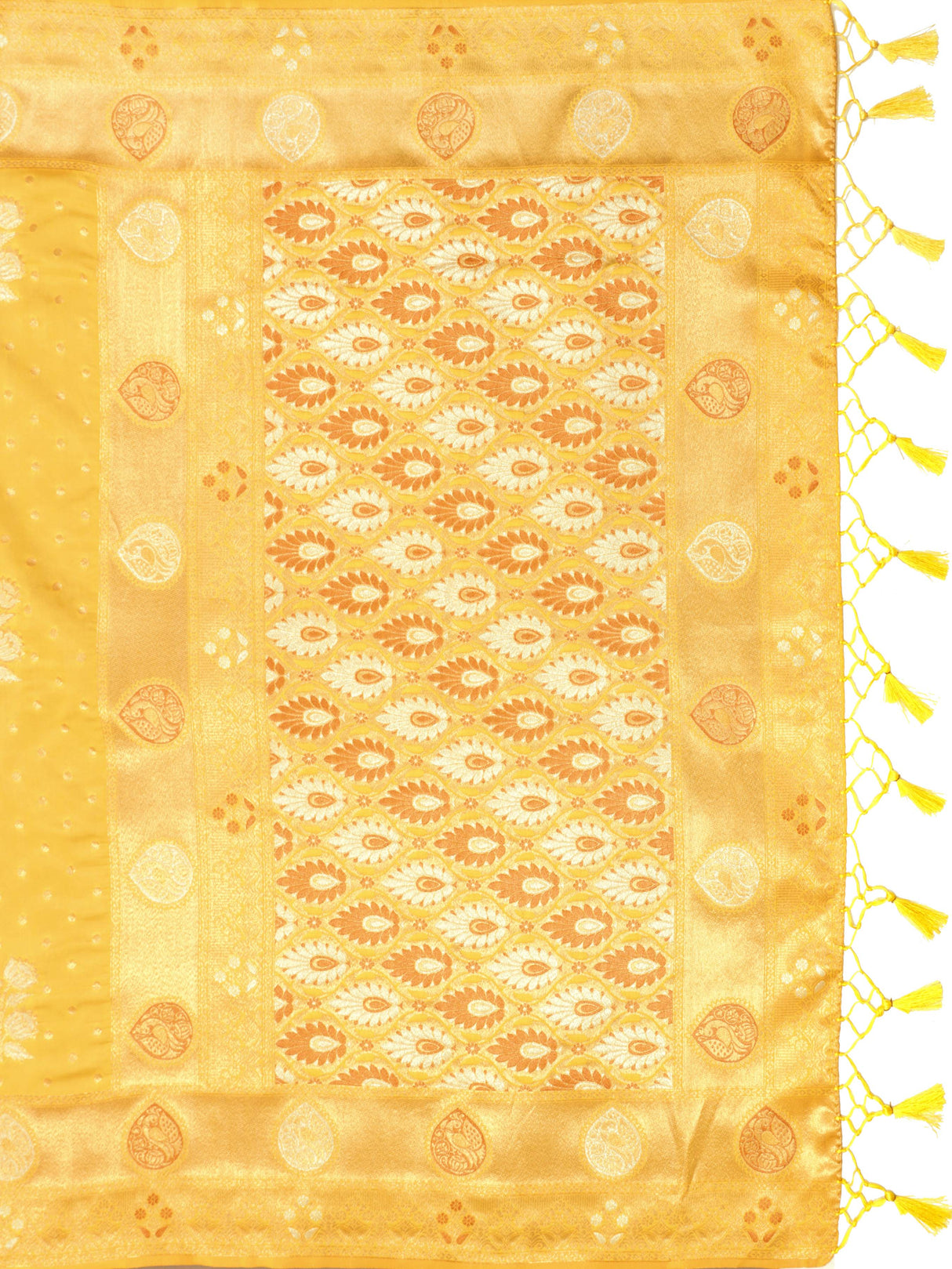 Mimosa Women's Woven Design Kanjivaram Art Silk Saree With Blouse Piece : SA0000905LM