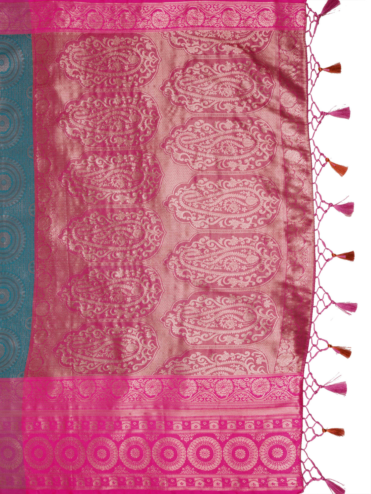 Mimosa Women's Woven Design Kanjivaram Art Silk Saree With Blouse Piece : SA0000912SF