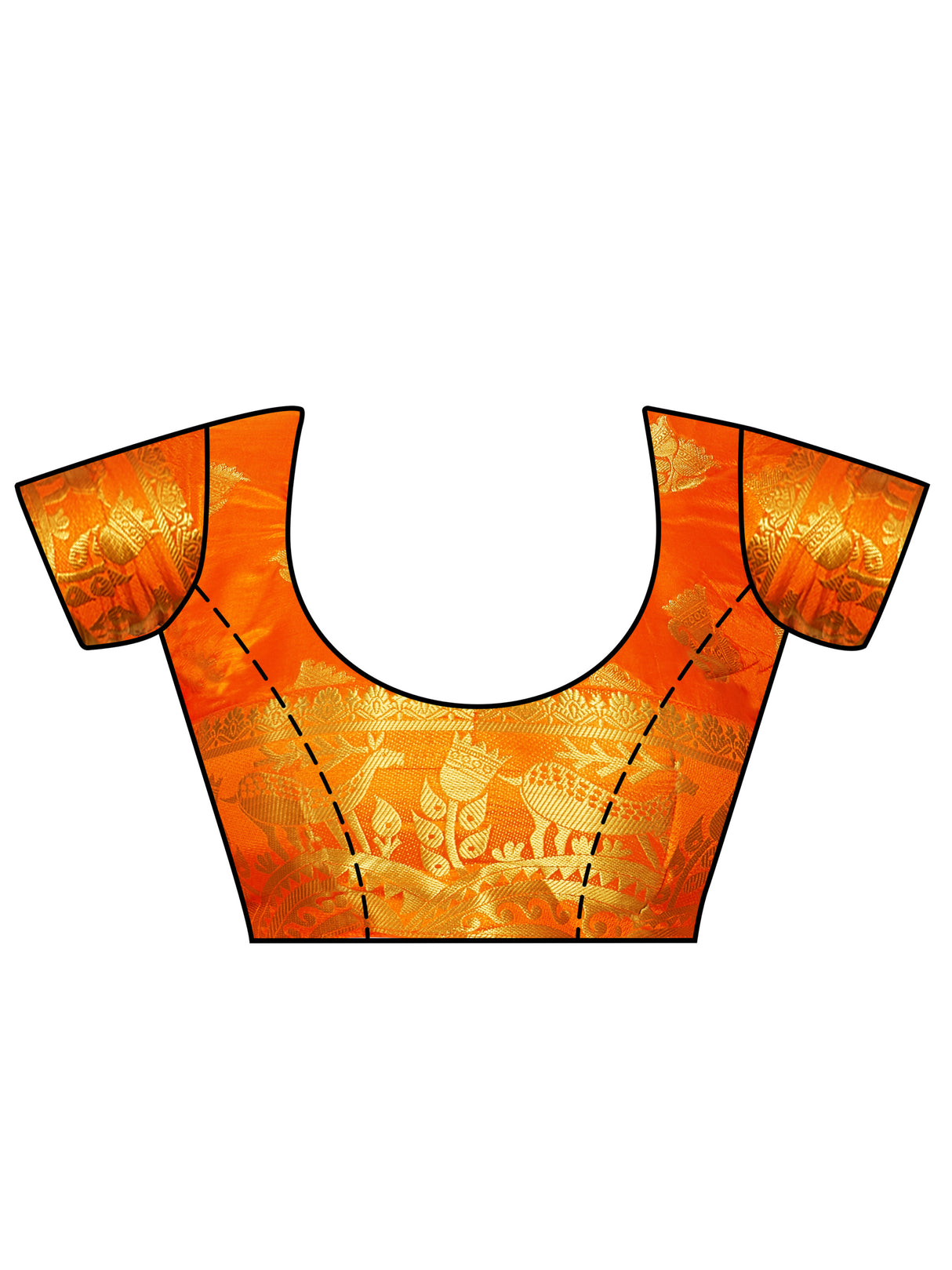 Mimosa Womens Art Silk Saree Kanjivaram Liril Color