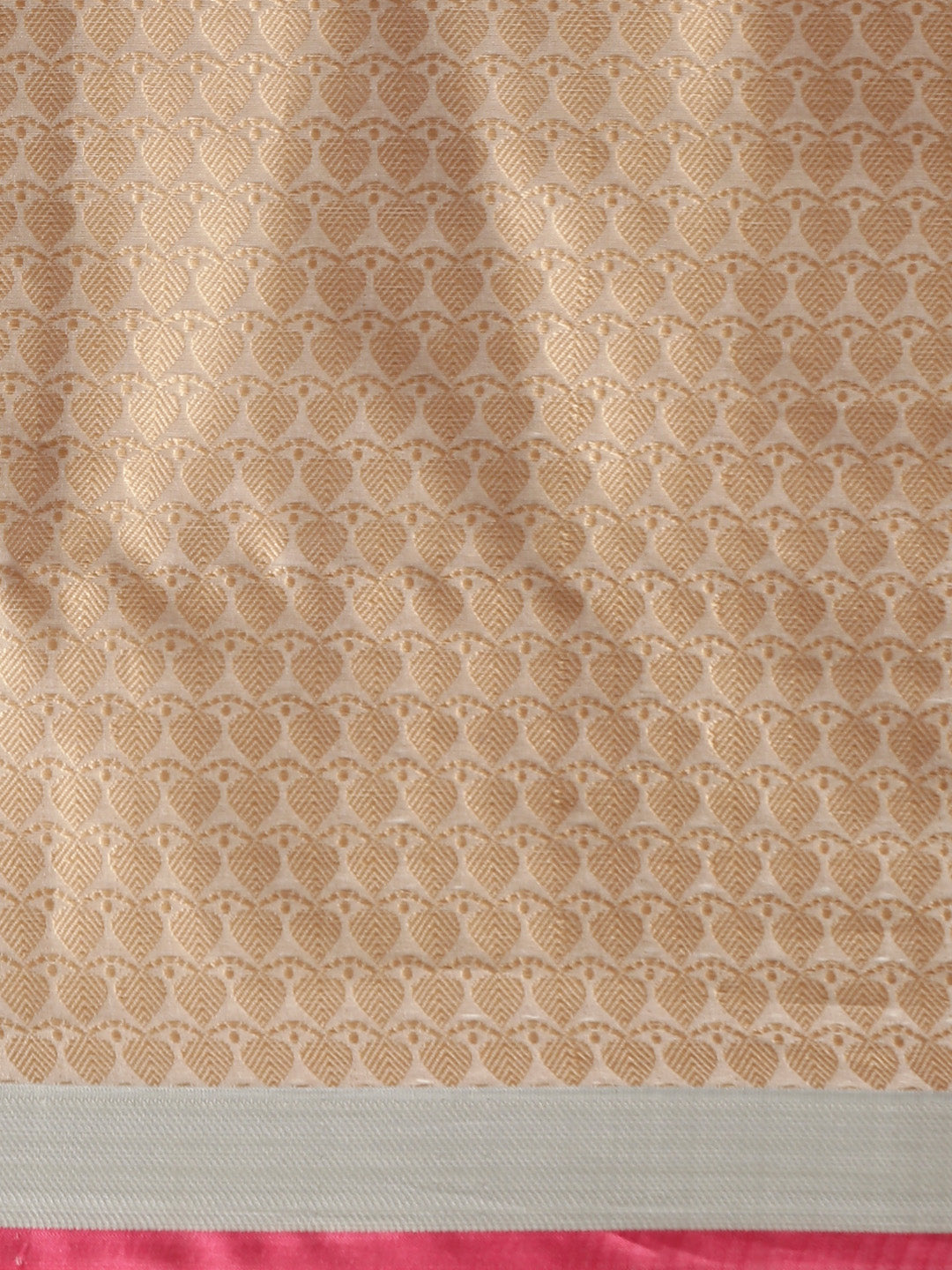 Mimosa Womens Art Silk Saree Banarasi style Chiku Color