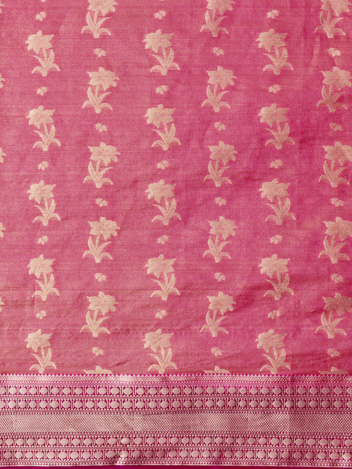 Mimosa Women's Woven Design Kanjivaram Style Art Silk Saree With Blouse Piece : SA0000376RNFREE