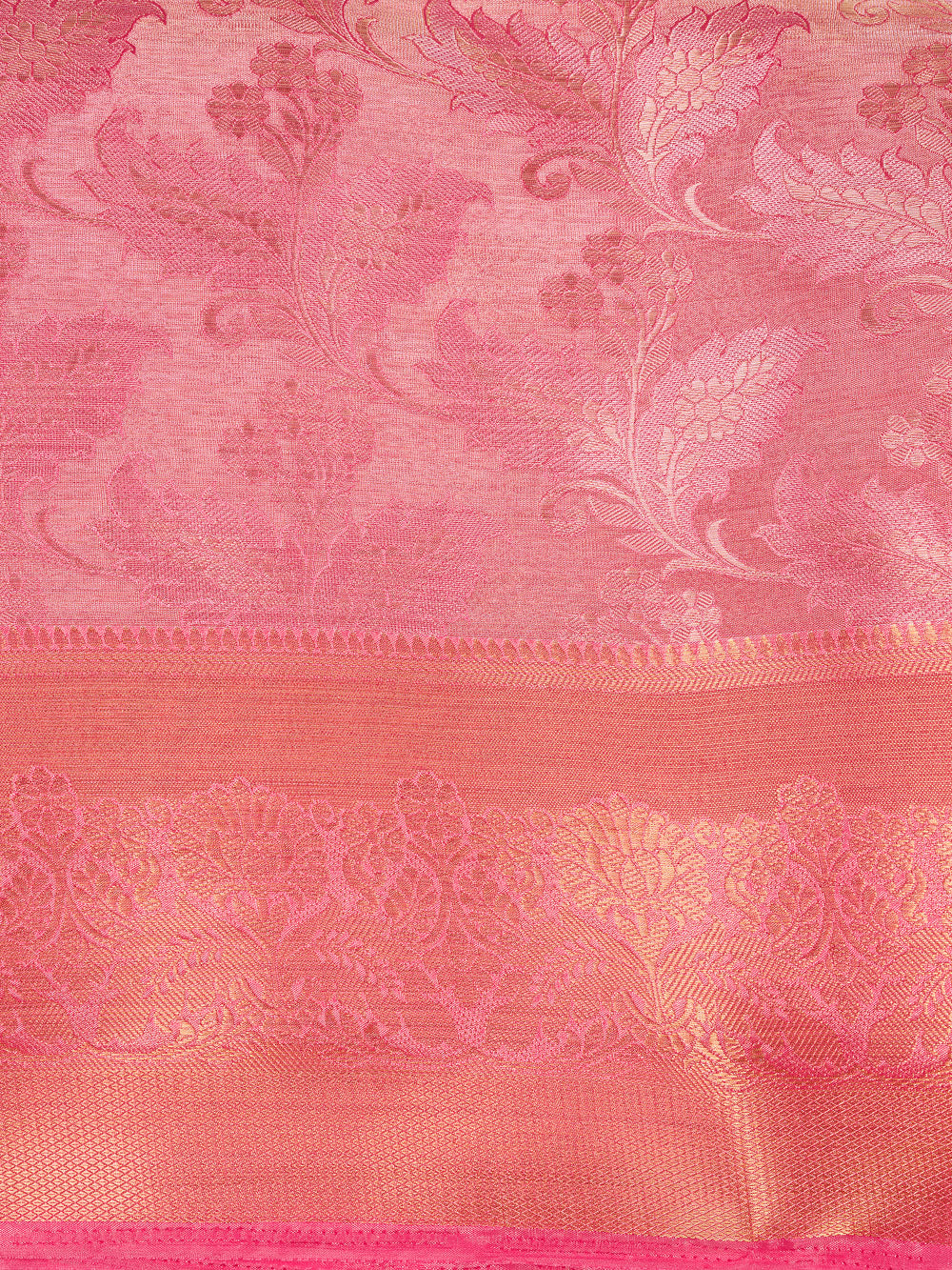 Mimosa Womens Art Silk Saree Kanjivaram Gajjari Color