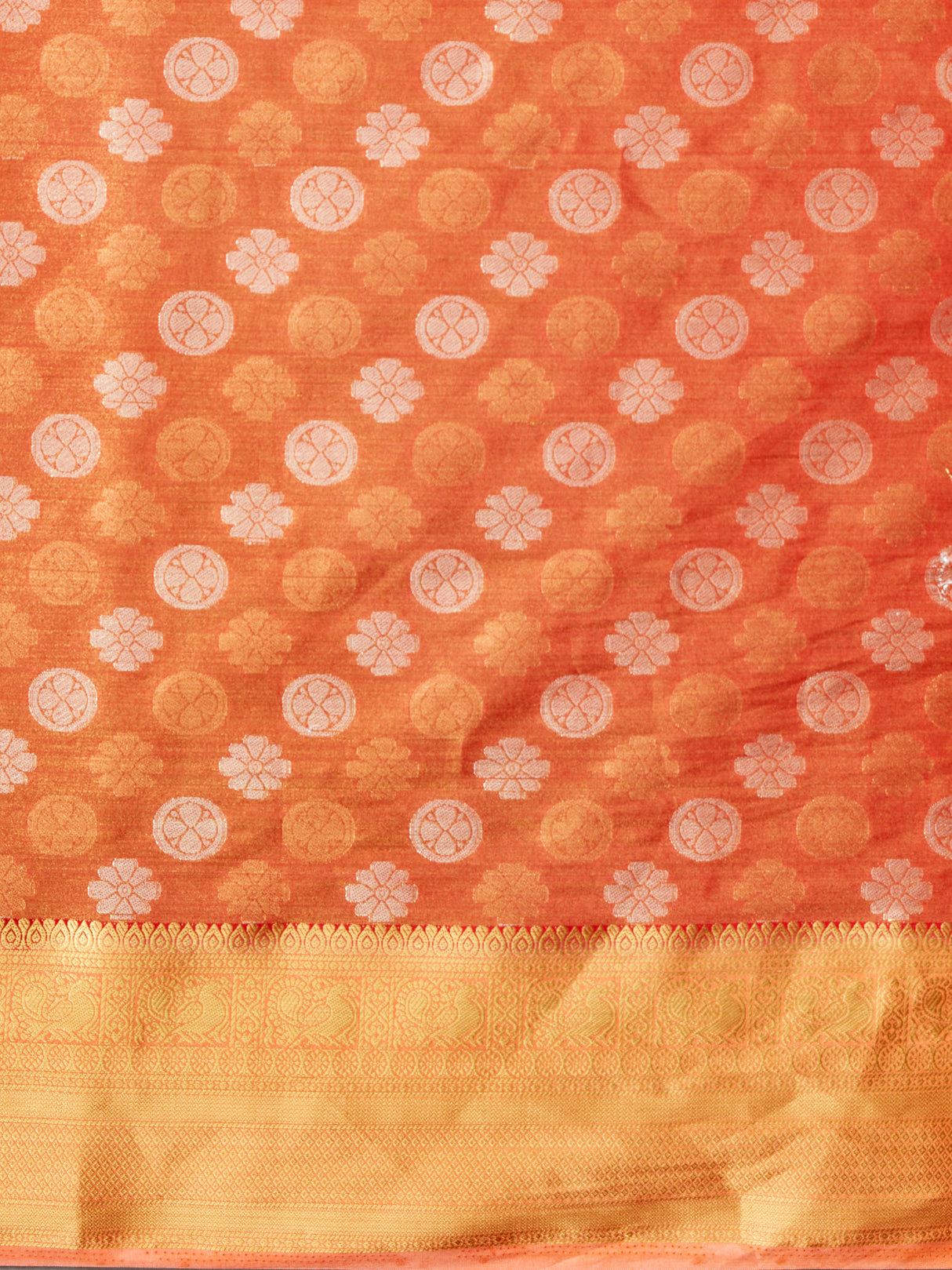 Mimosa Women's Woven Design Kanjivaram Style Art Silk Saree With Blouse Piece : SA0000410MRFREE