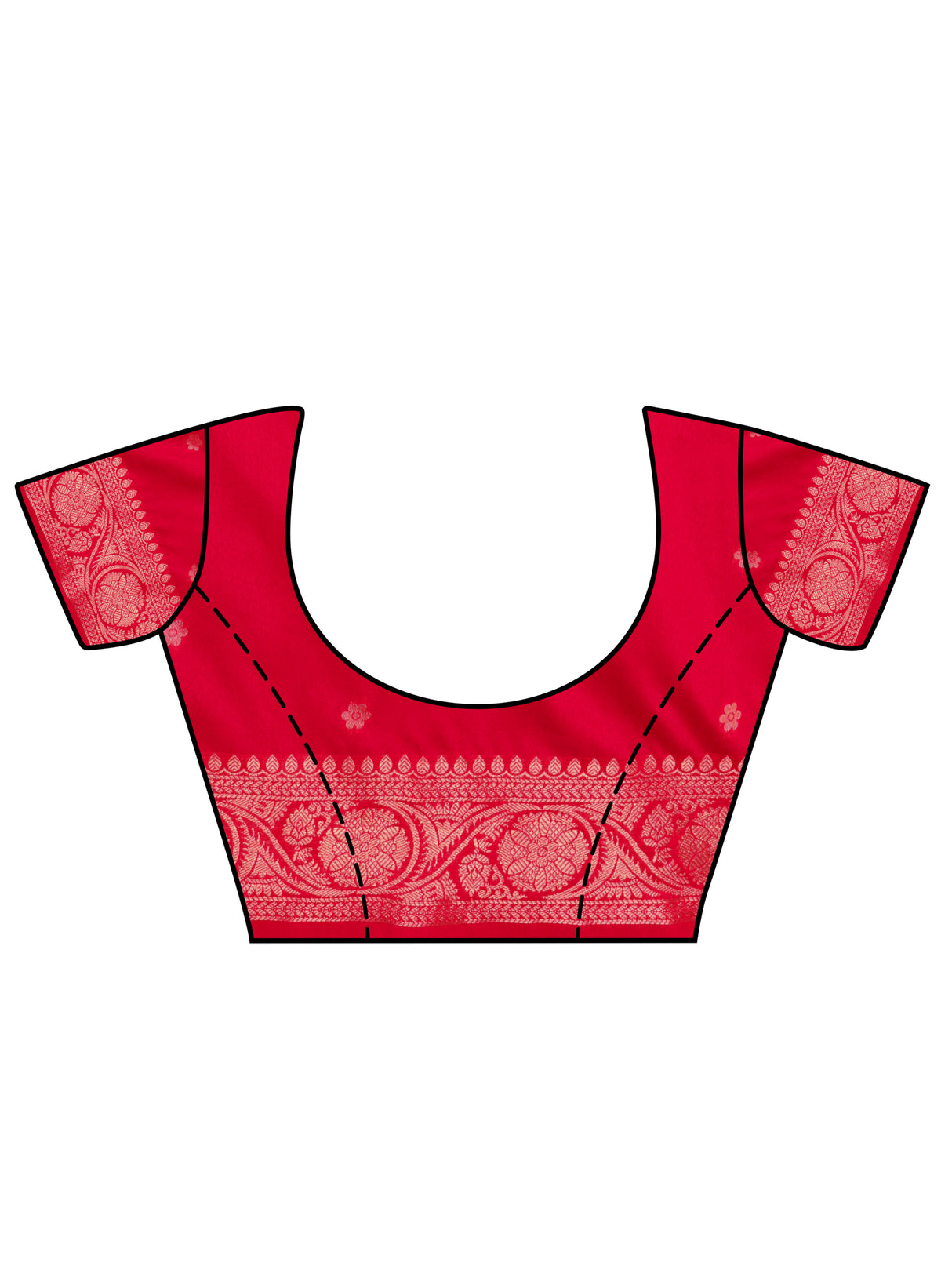 Mimosa Women's Woven Design Bishnupur Art Silk Saree With Blouse Piece : SA0000866GJ