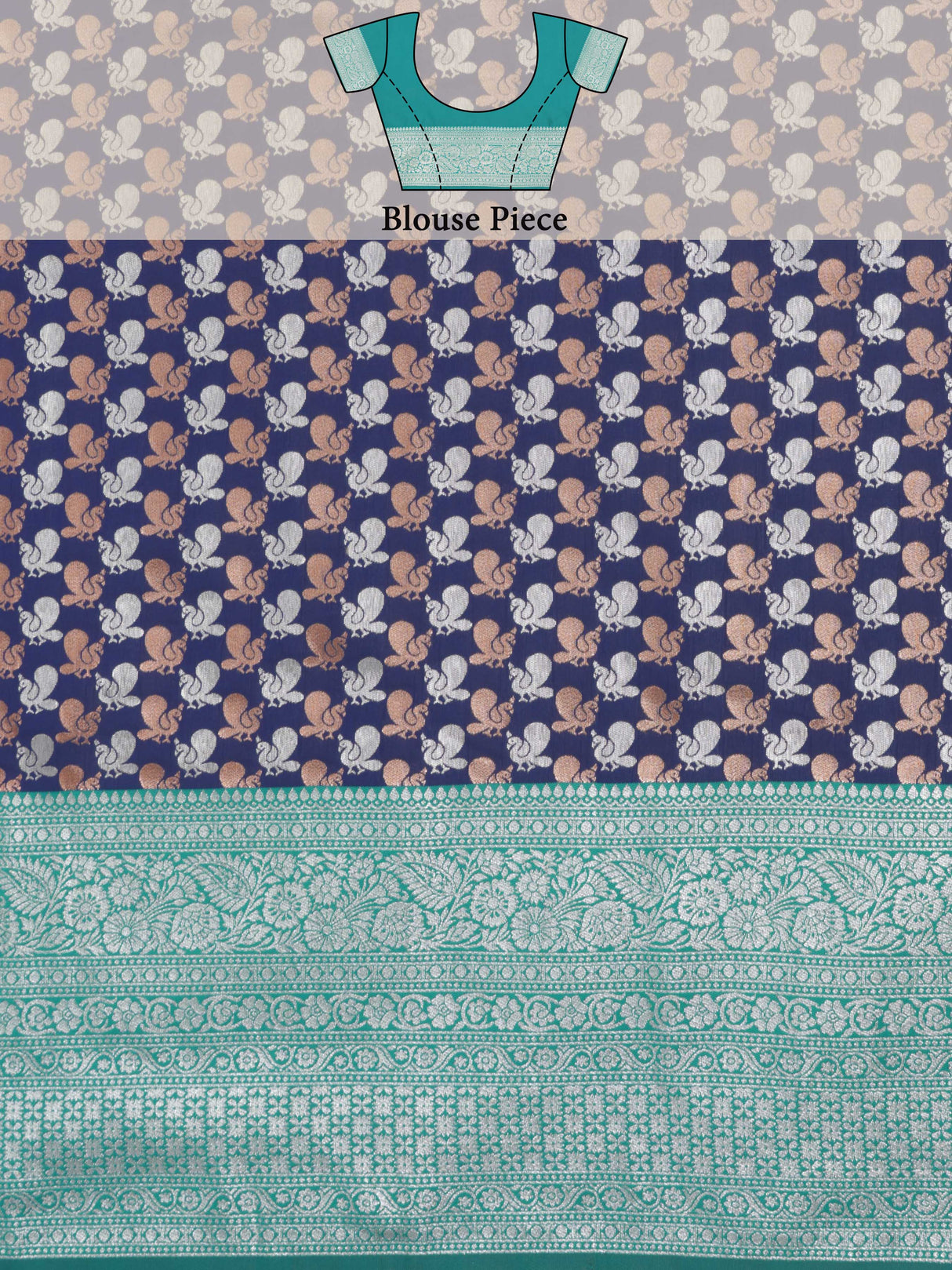 Mimosa Women's Woven Design Kanjivaram Art Silk Saree With Blouse Piece : SA0000891NV