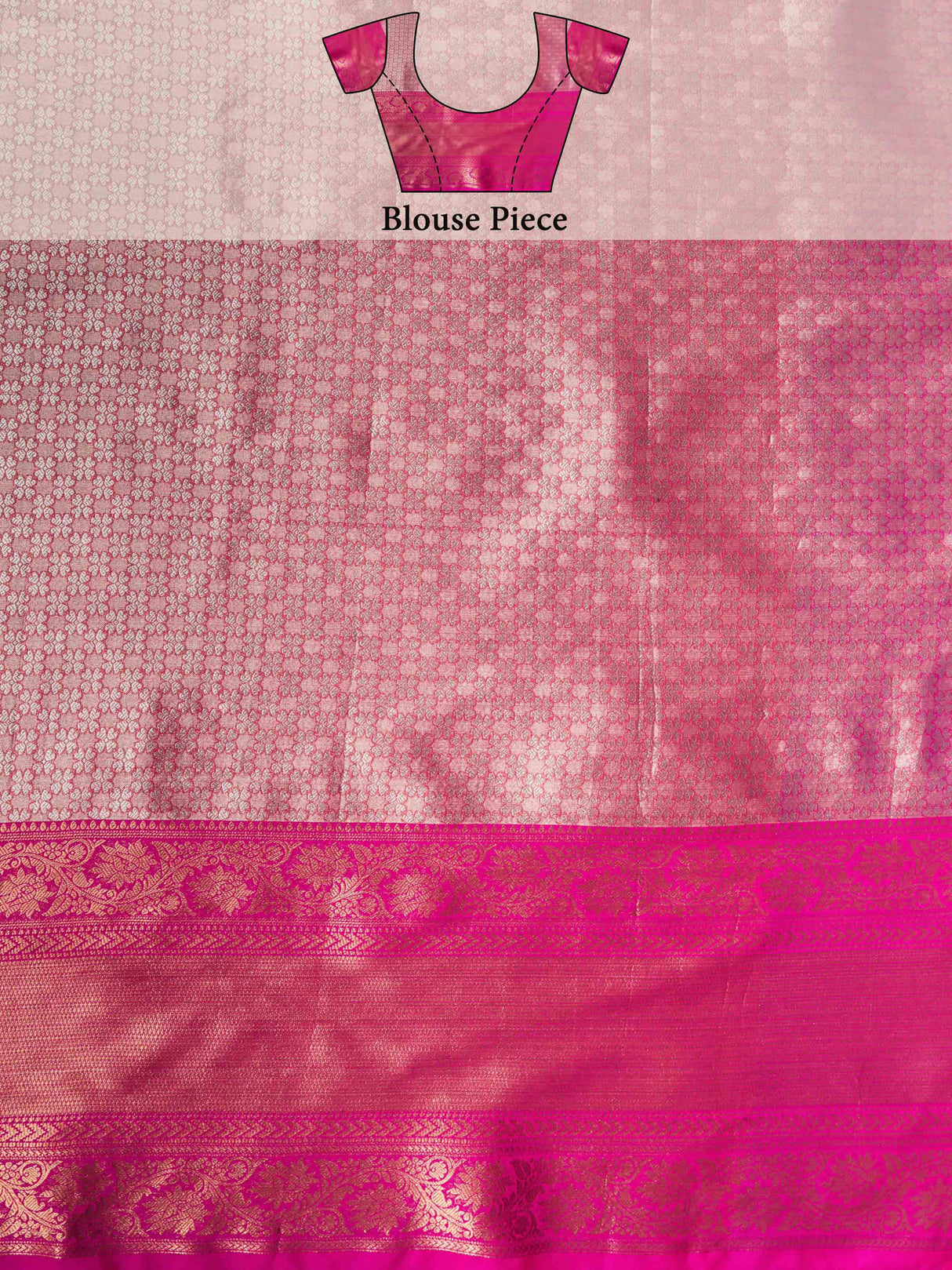 Mimosa Womens Art Silk Saree Kanjivaram Ananda Color