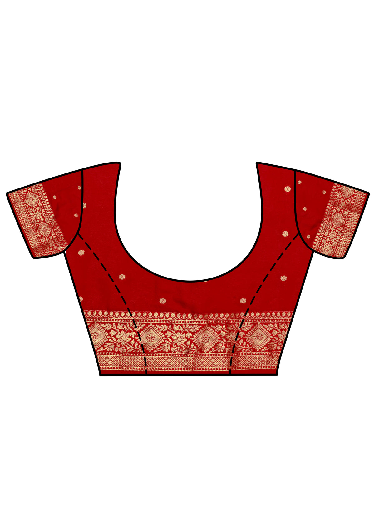 Mimosa Women's Woven Design Kanjivaram Art Silk Saree With Blouse Piece : SA0000944ST