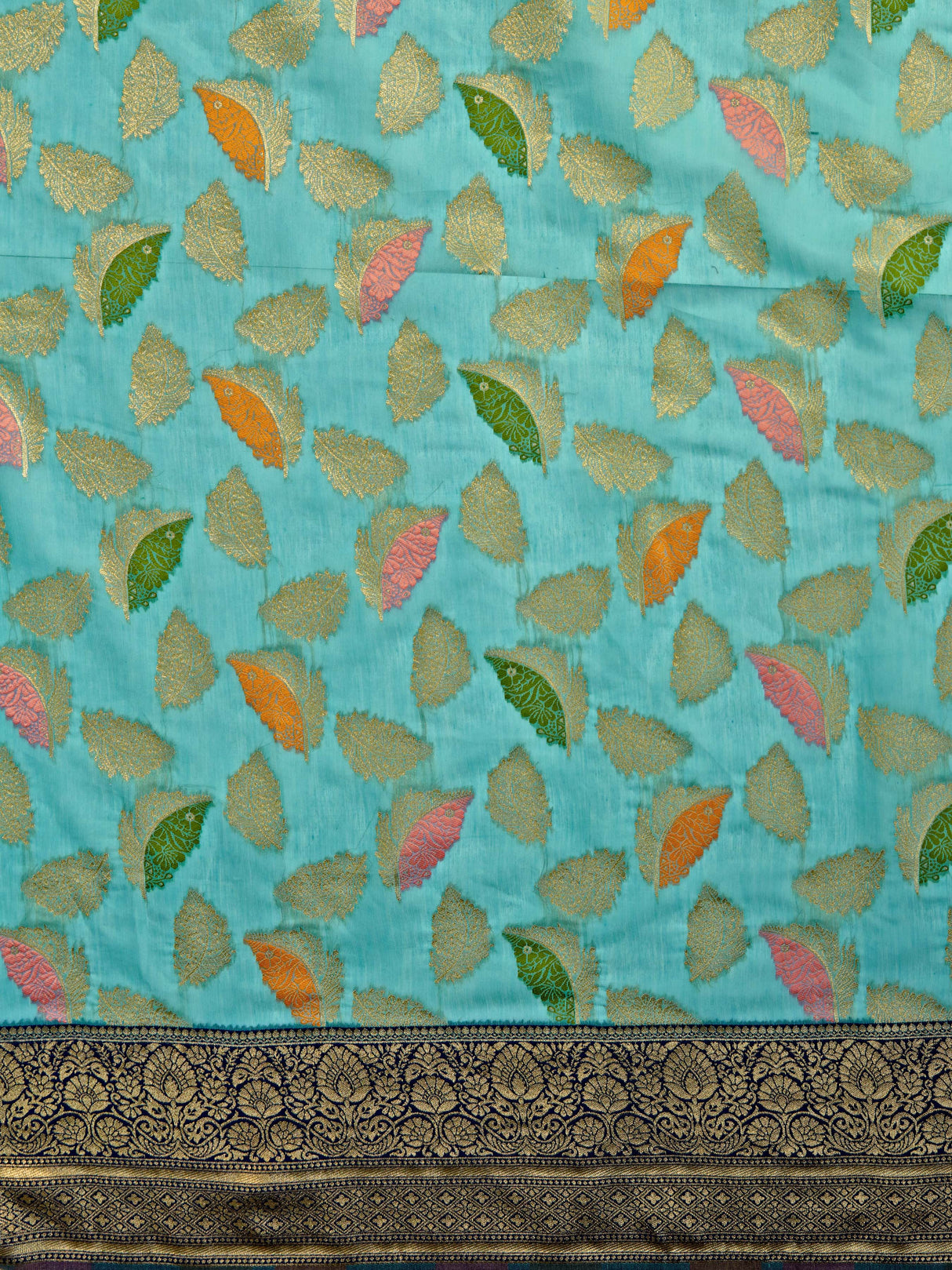 Mimosa Women's Woven Design Kanjivaram Linen Saree With Blouse Piece : SA00001245SFFREE