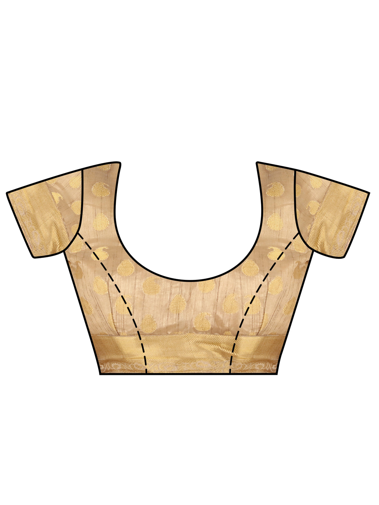 Mimosa Womens Art Silk Saree Kanjivaram Chiku Color