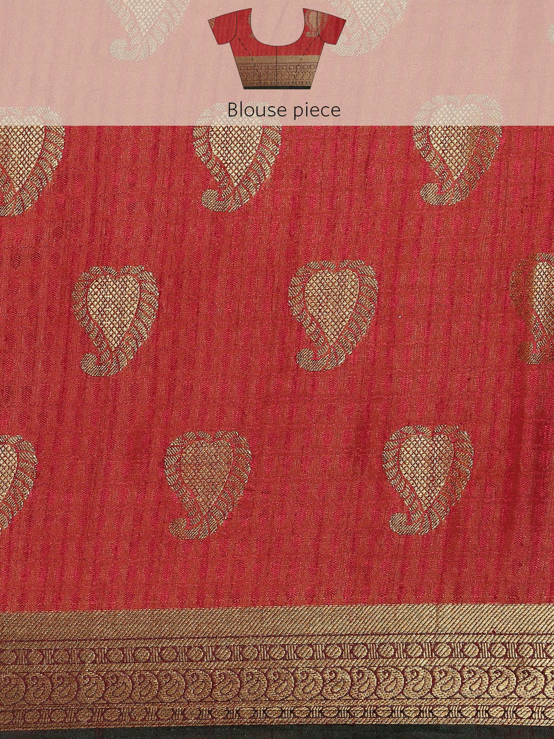 Mimosa Womens Art Silk Saree Kanjivaram Maroon Color