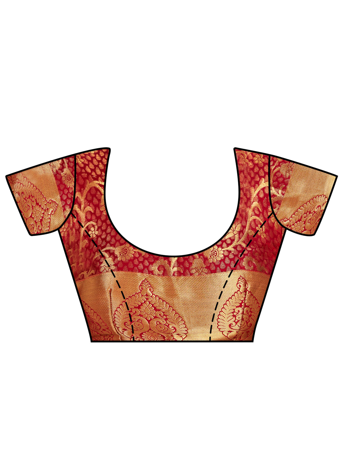 Mimosa Womens Art Silk Saree Kanjivaram Halfwhite Color