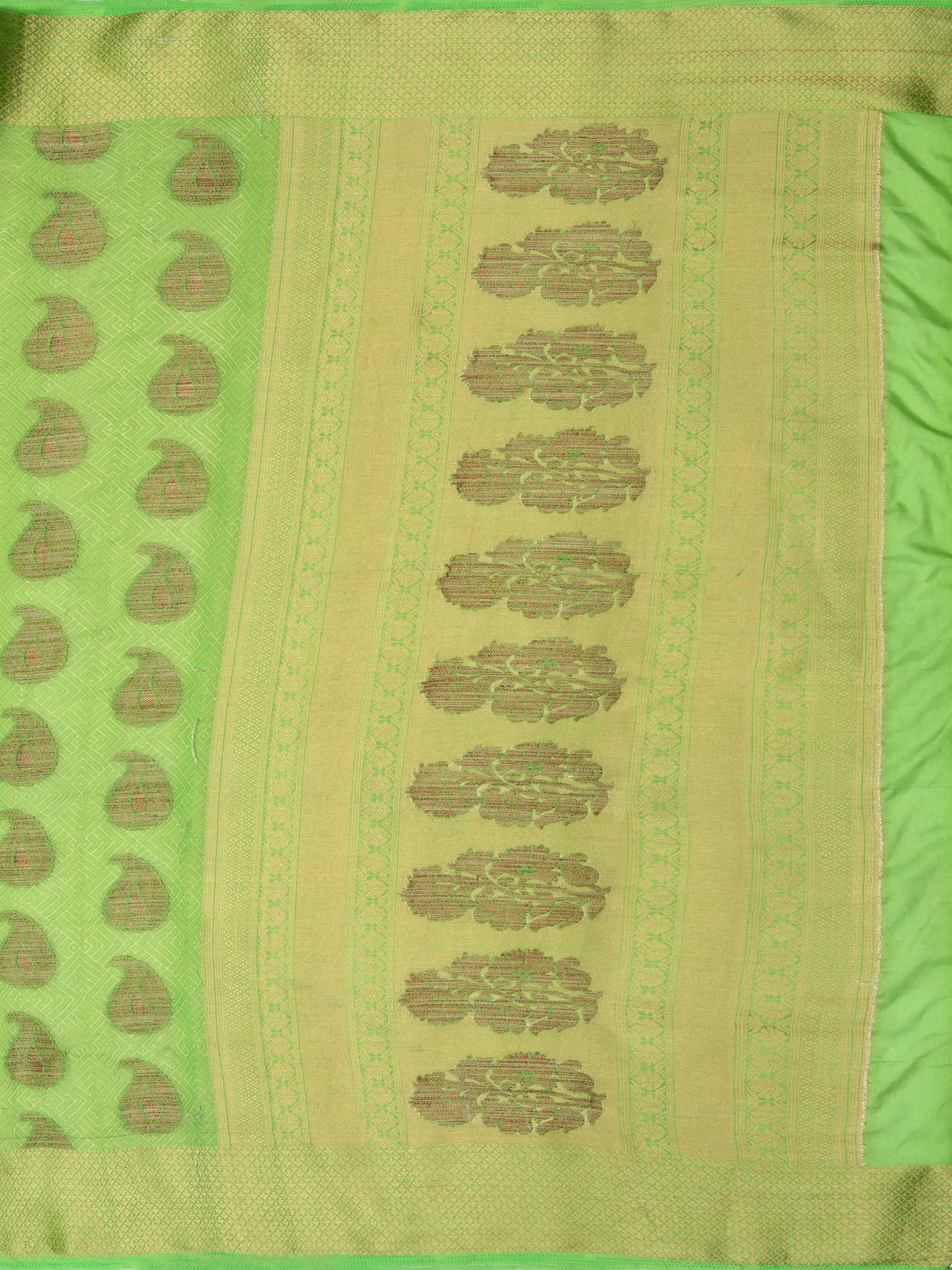 Mimosa Womens Art Silk Saree Kanjivaram Liril Color