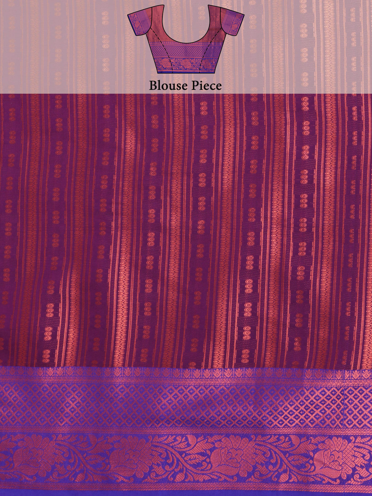 Mimosa Women's Woven Design Kanjivaram Art Silk Saree With Blouse Piece : SA0000914MJ