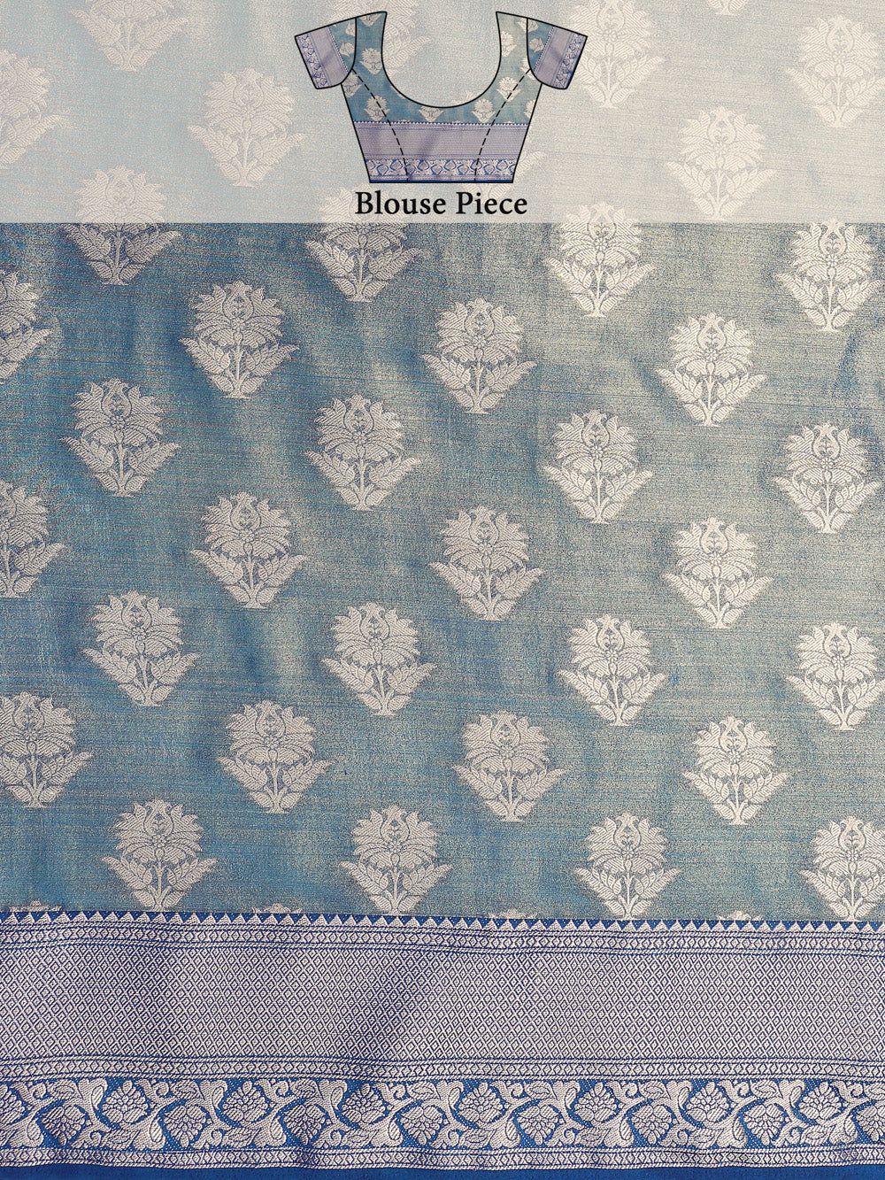 Mimosa Womens Art Silk Saree Kanjivaram Rama Color