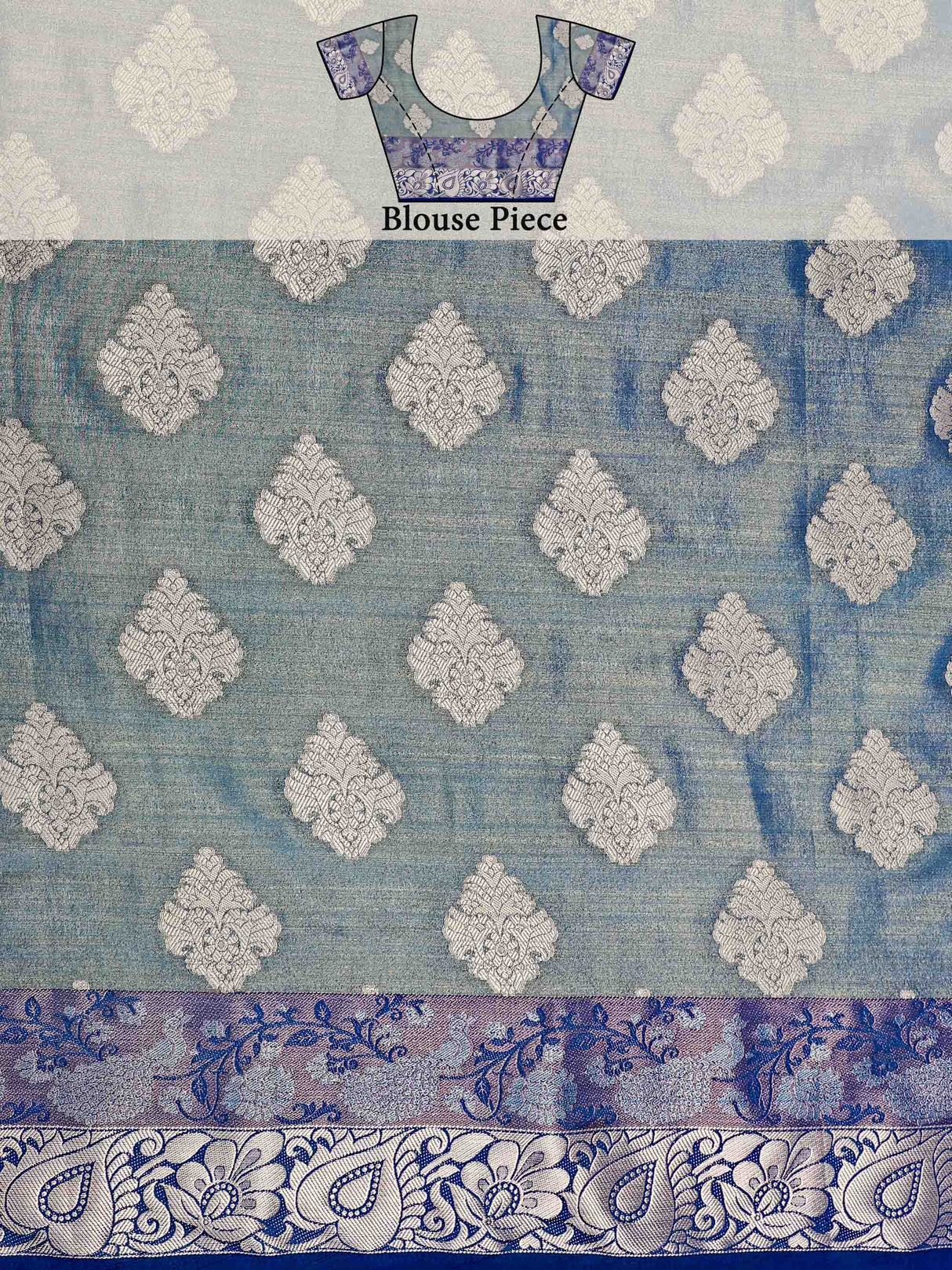 Mimosa Womens Art Silk Saree Kanjivaram Rama Color