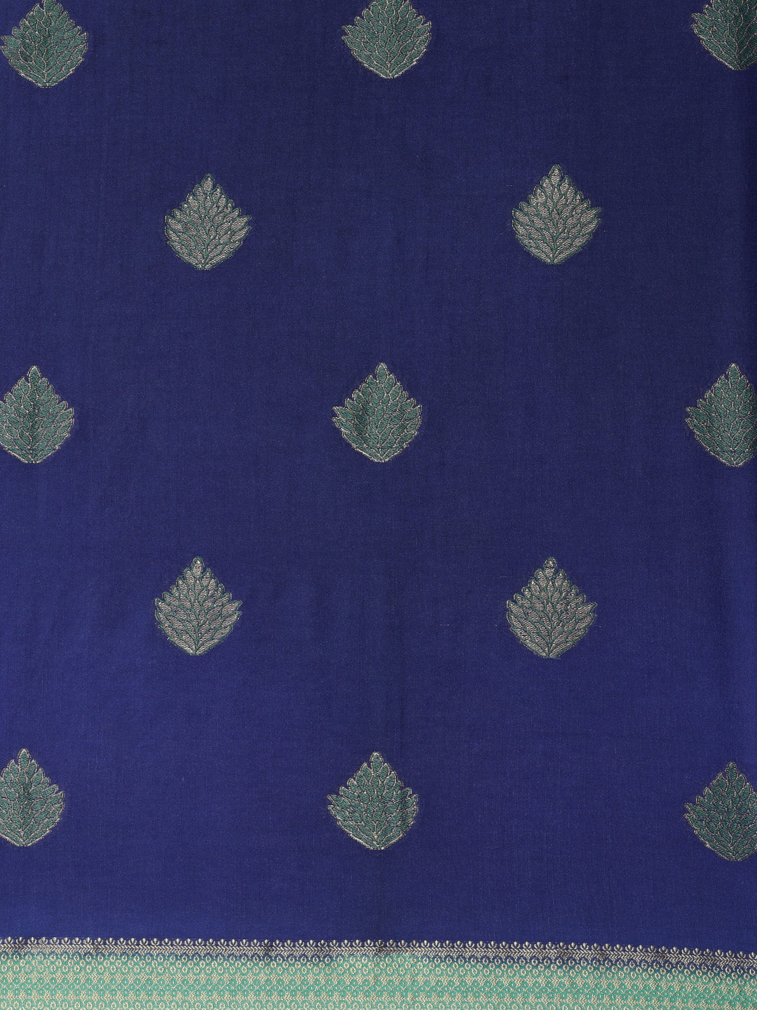 Mimosa Womens Art Silk Saree Kanjivaram Royal Blue Color