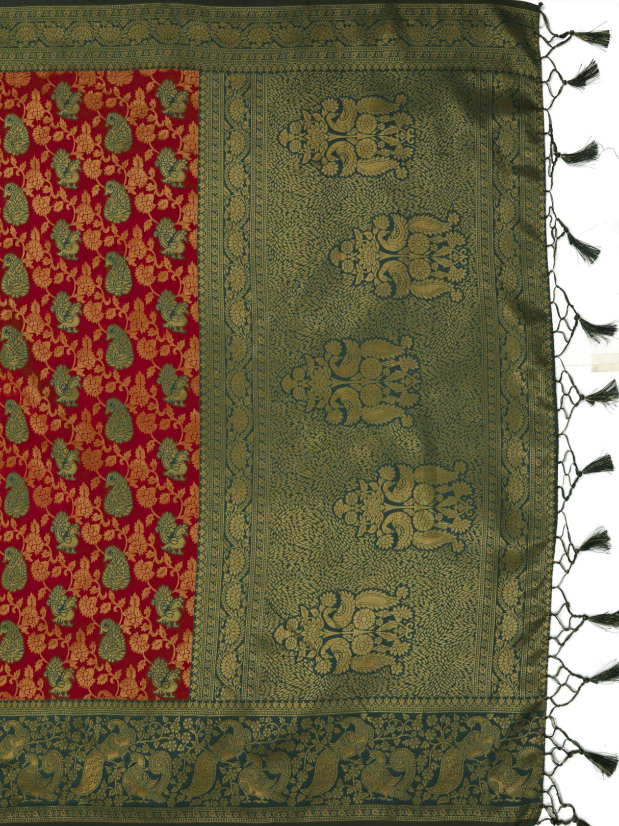 Mimosa Women's Woven Design Kanjivaram Art Silk Saree With Blouse Piece : SA0000890MR