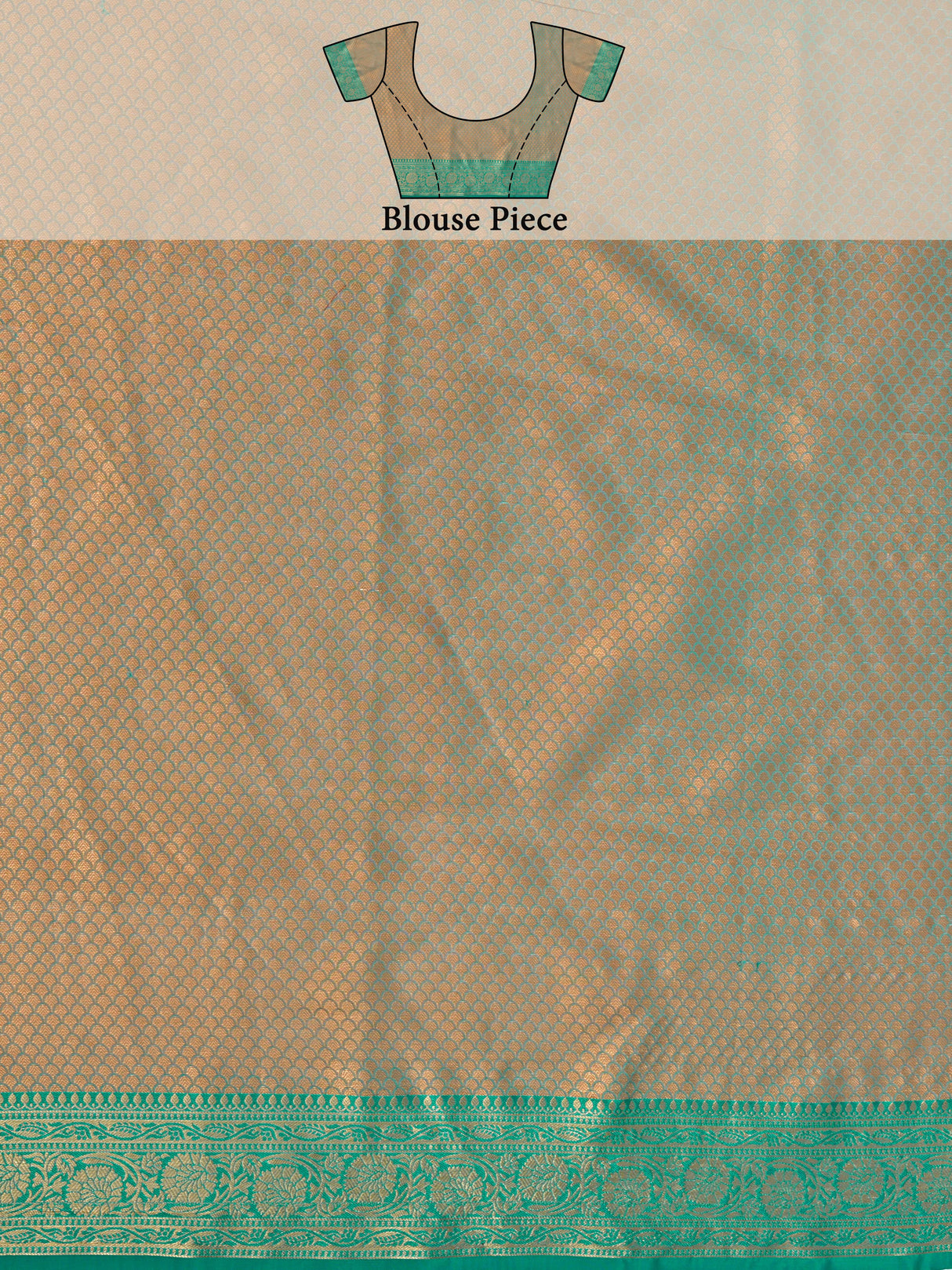 Mimosa Women's Woven Design Kanjivaram Art Silk Saree With Blouse Piece : SA00001228GJFREE