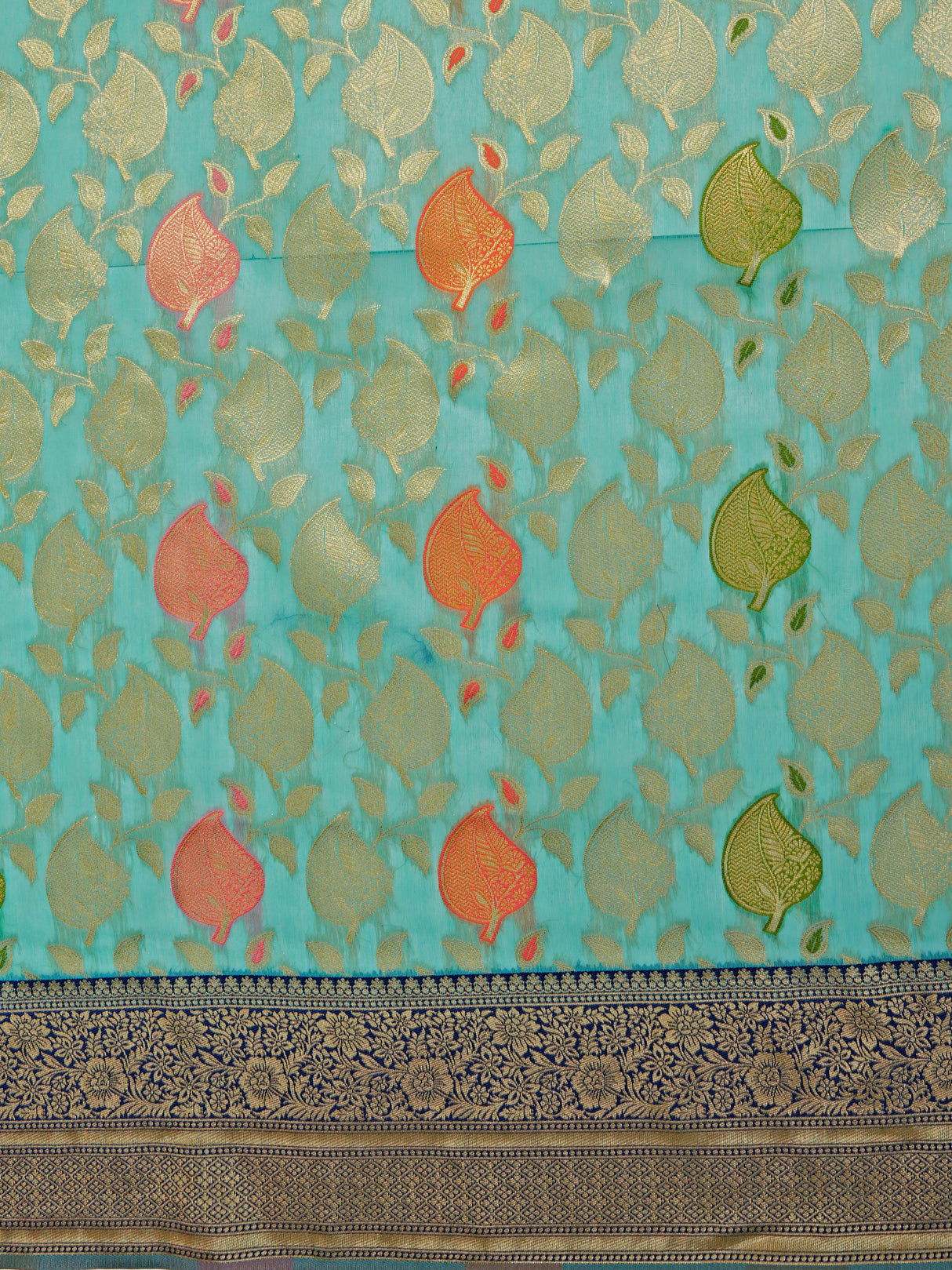 Mimosa Women's Woven Design Kanjivaram Linen Saree With Blouse Piece : SA00001236SFFREE