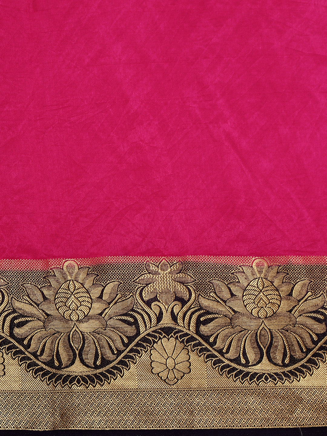 Mimosa Womens Art Silk Saree Kanjivaram Rani Color